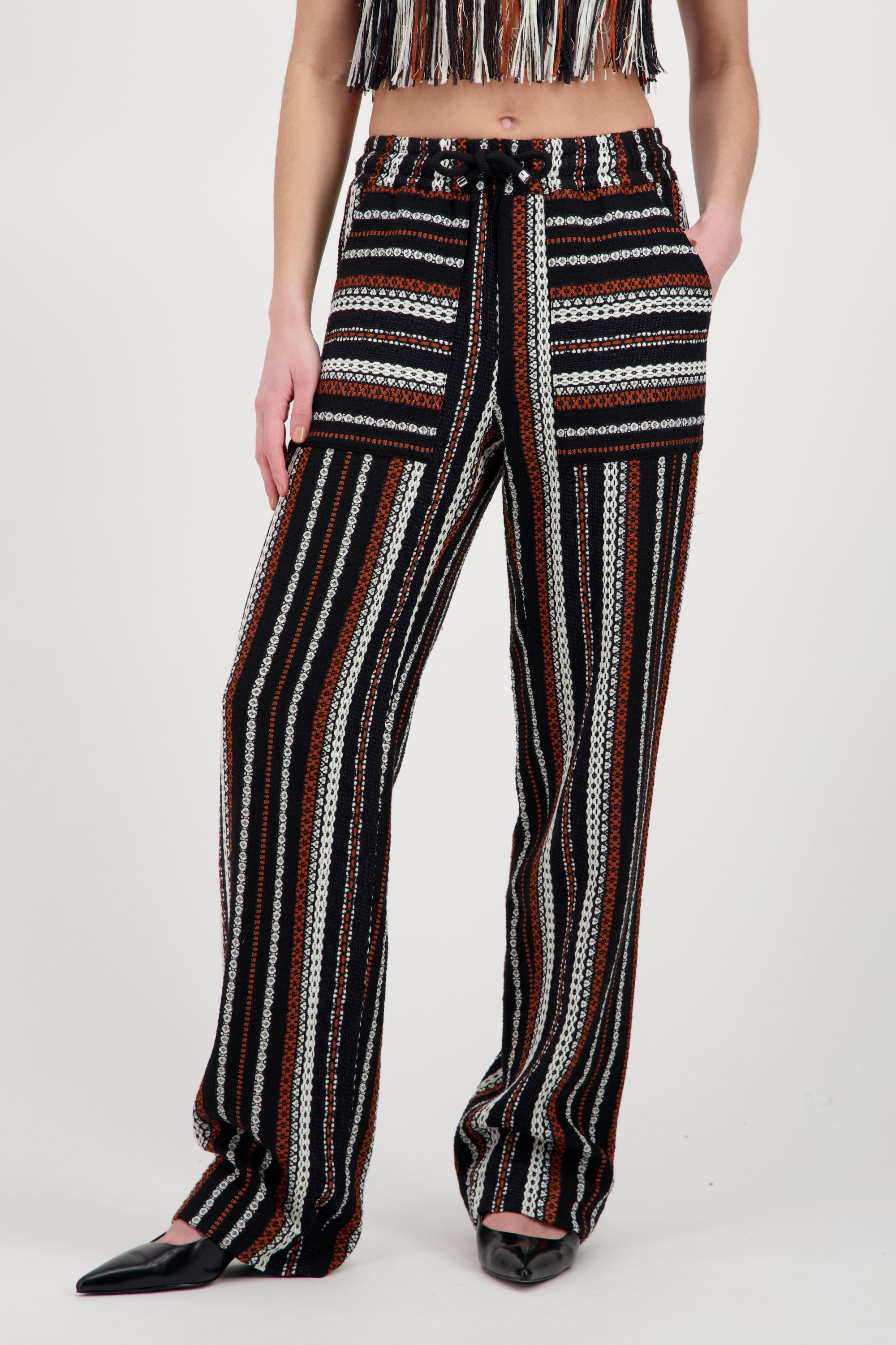 PANTALON TISSÉ MAIN