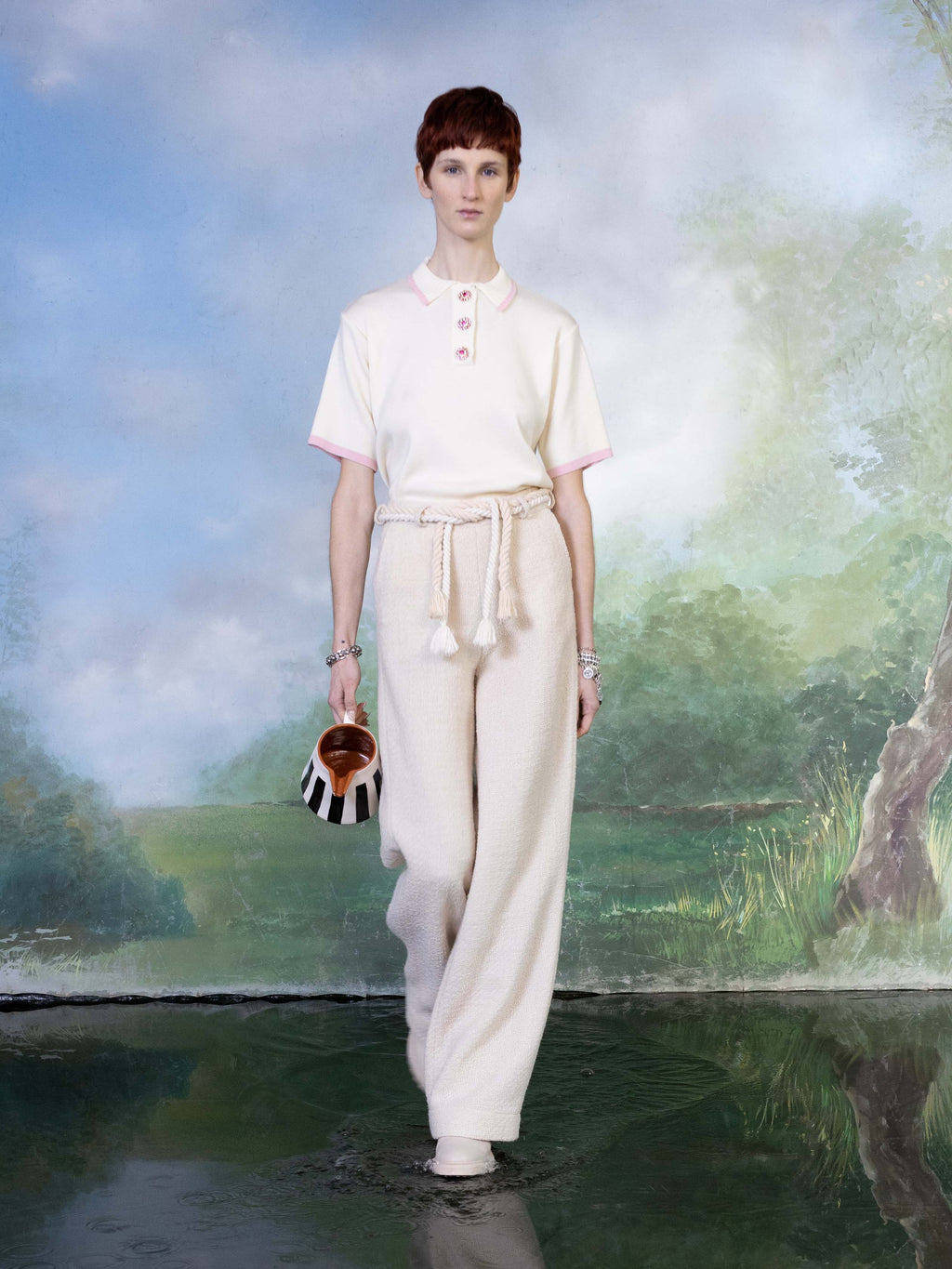 PANTALON EN LAINE VIERGE