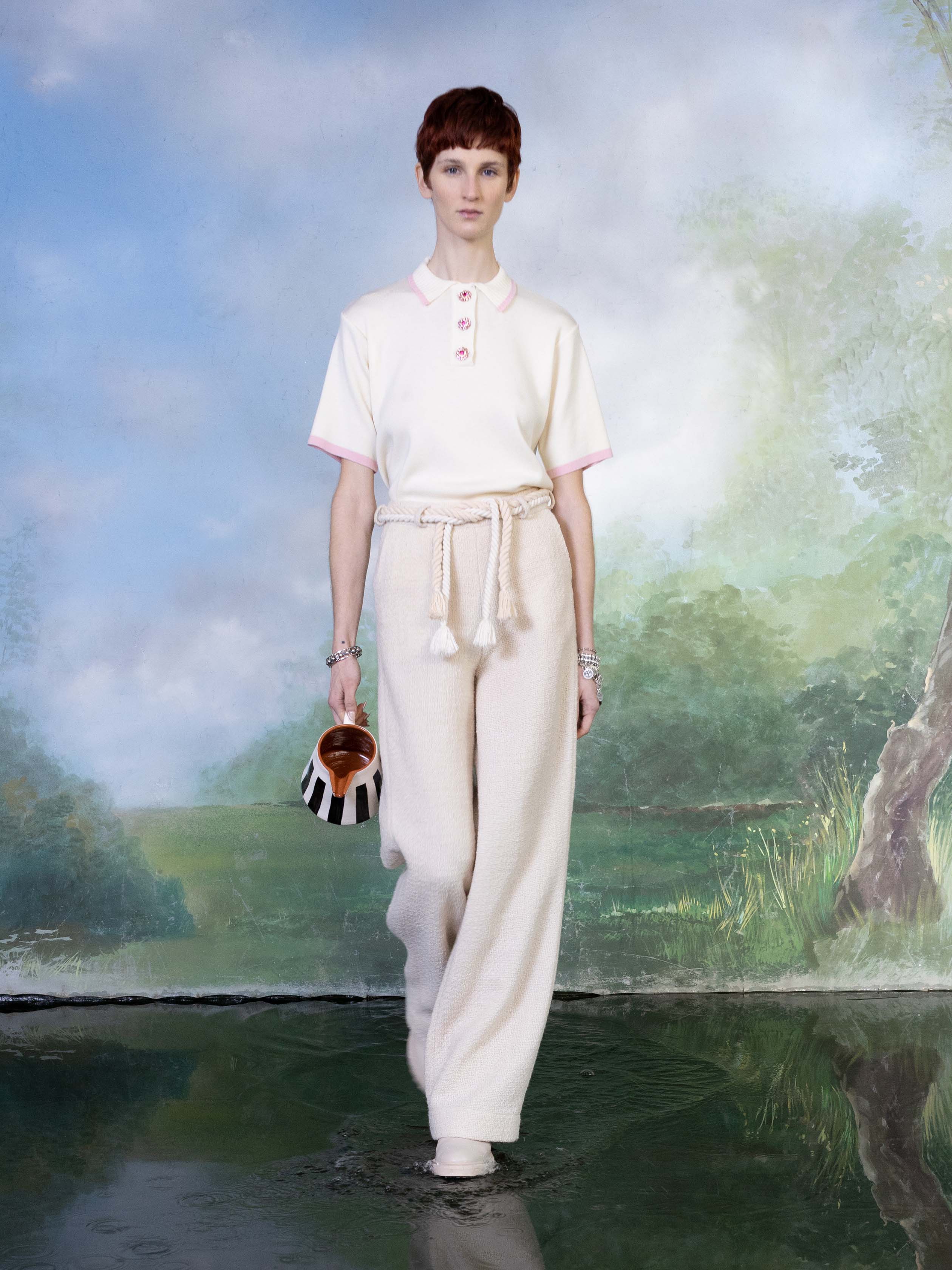 PANTALON EN LAINE VIERGE