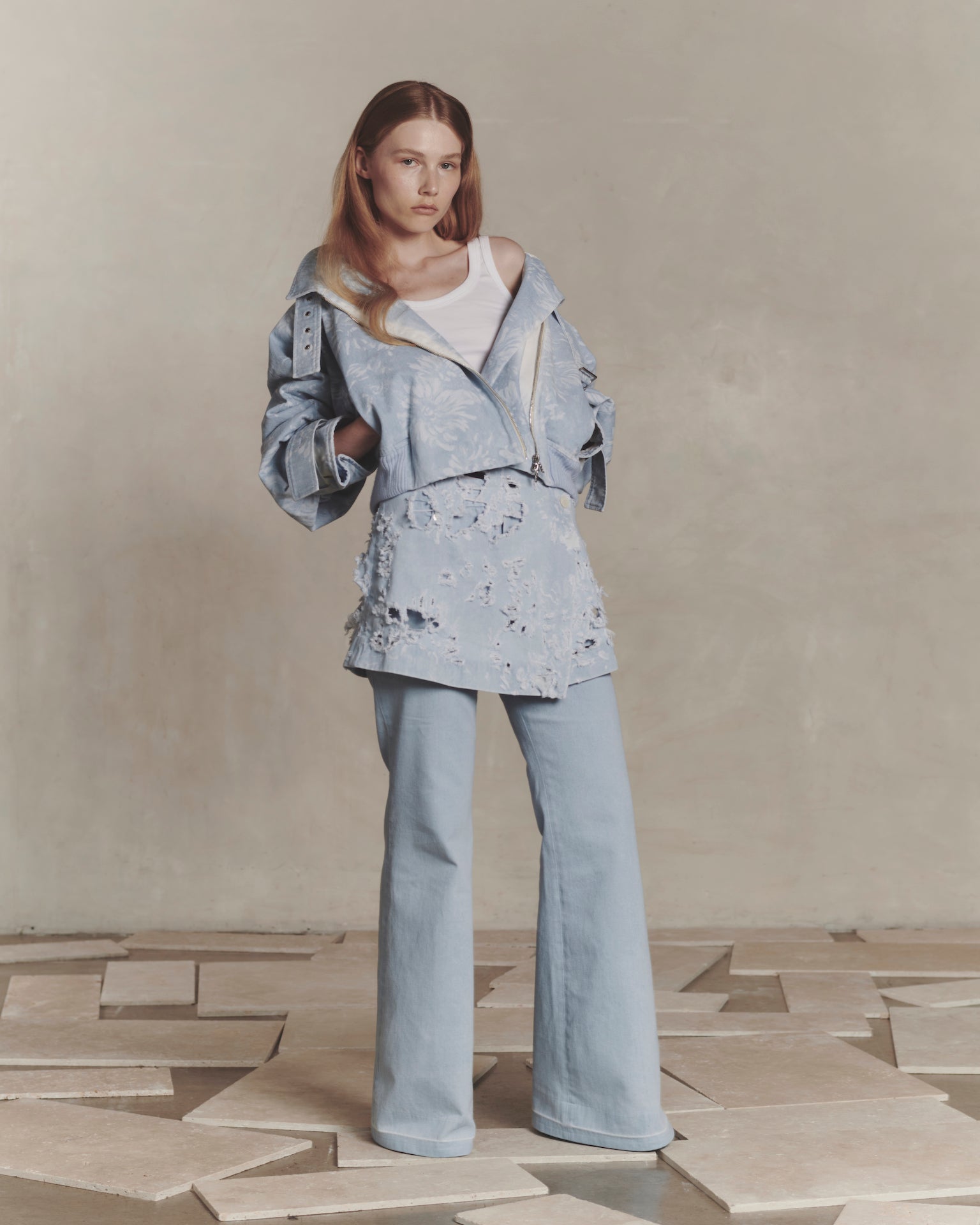 VESTE COURTE OVERSIZE