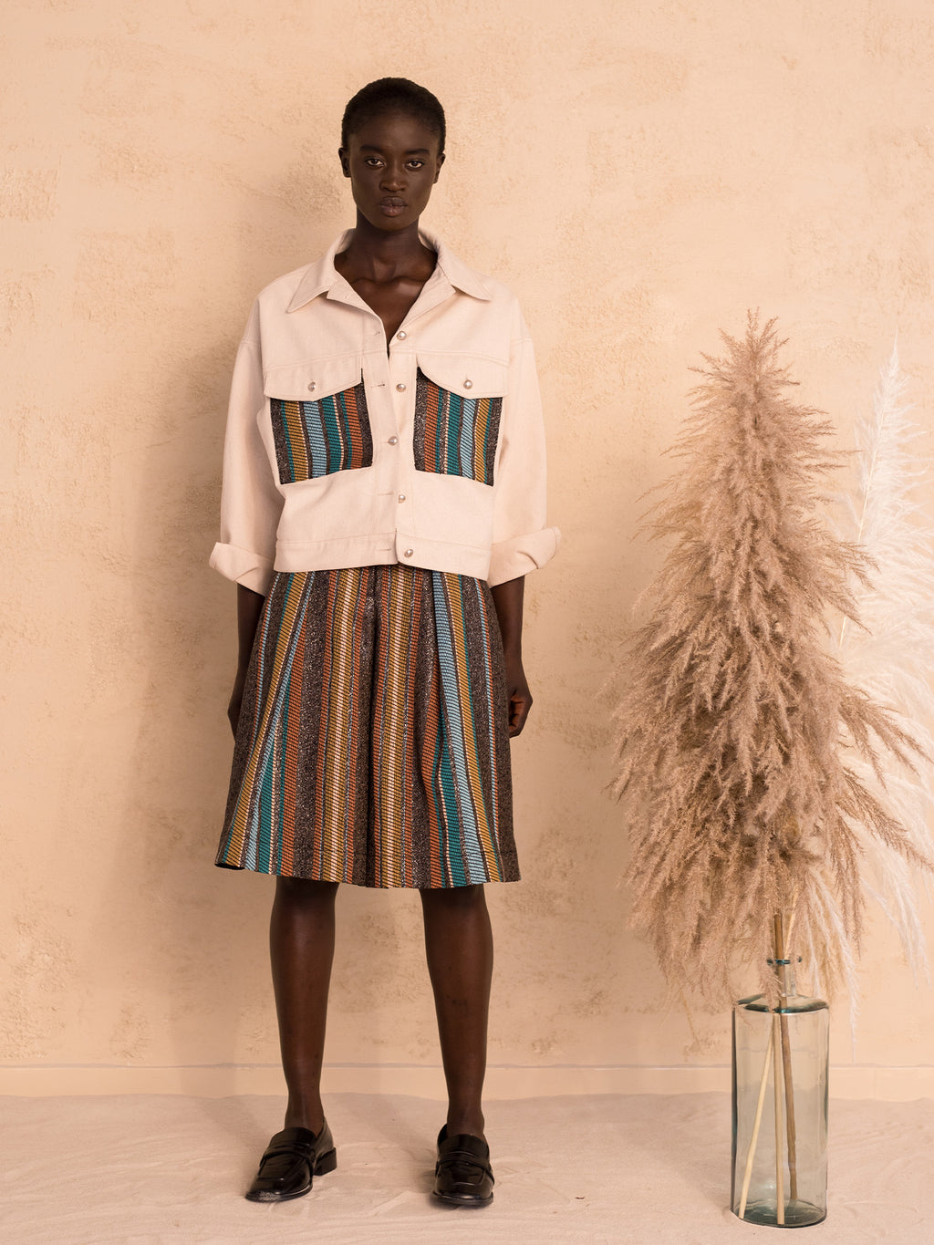 VESTE EN DENIM POCHES CASSETTE