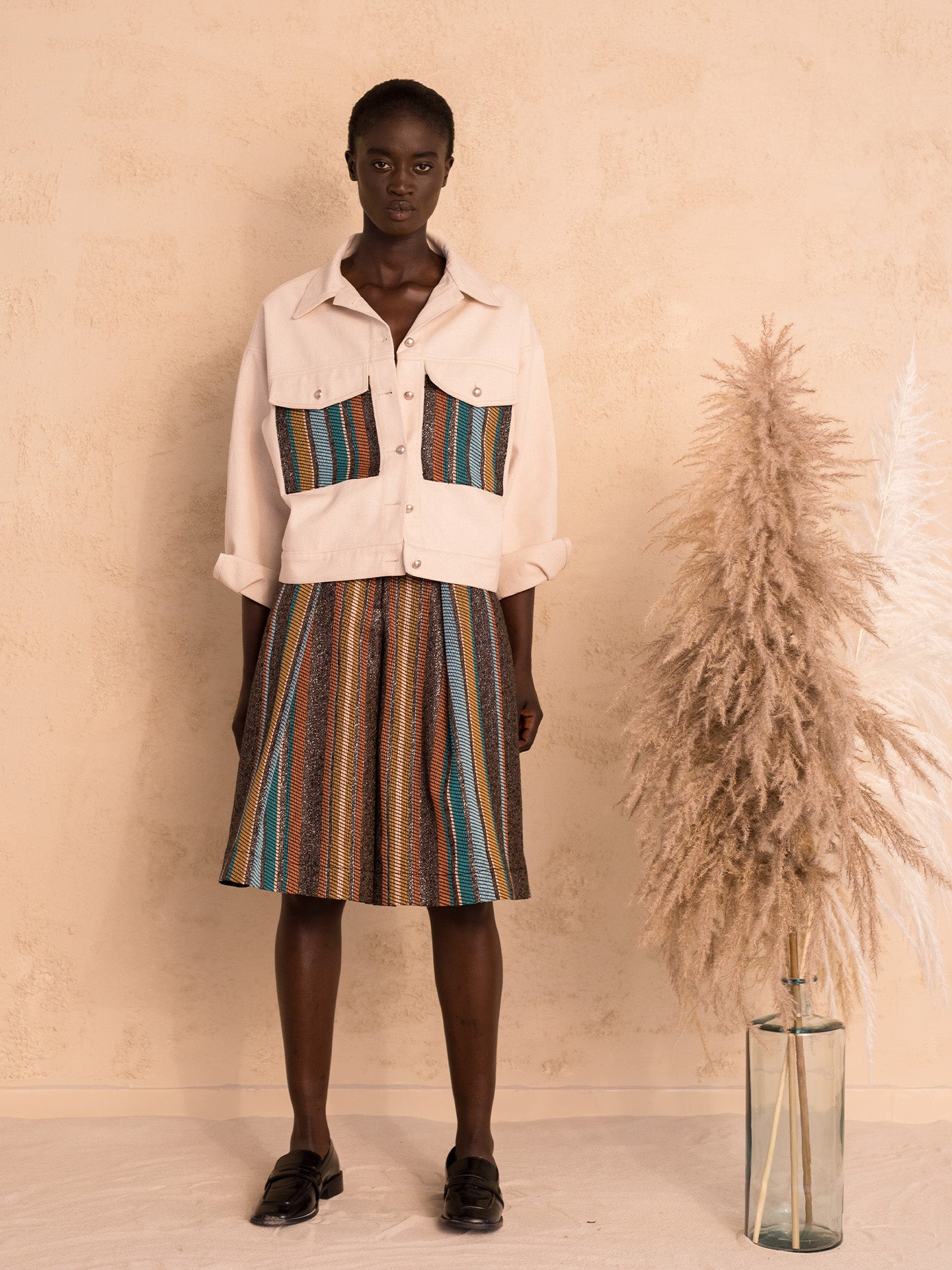 VESTE EN DENIM POCHES CASSETTE