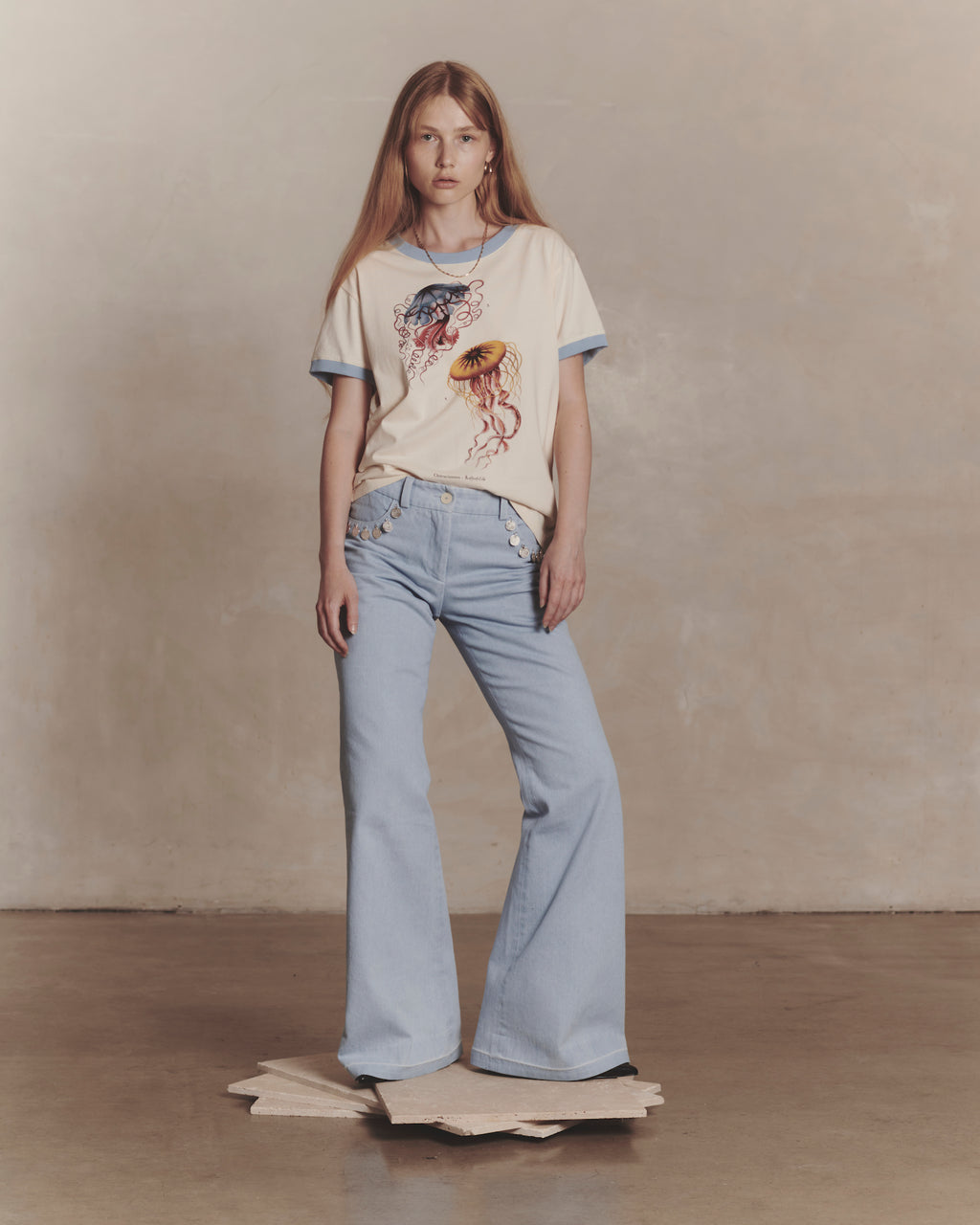 T-SHIRT IMPRIMÉ MÉDUSE