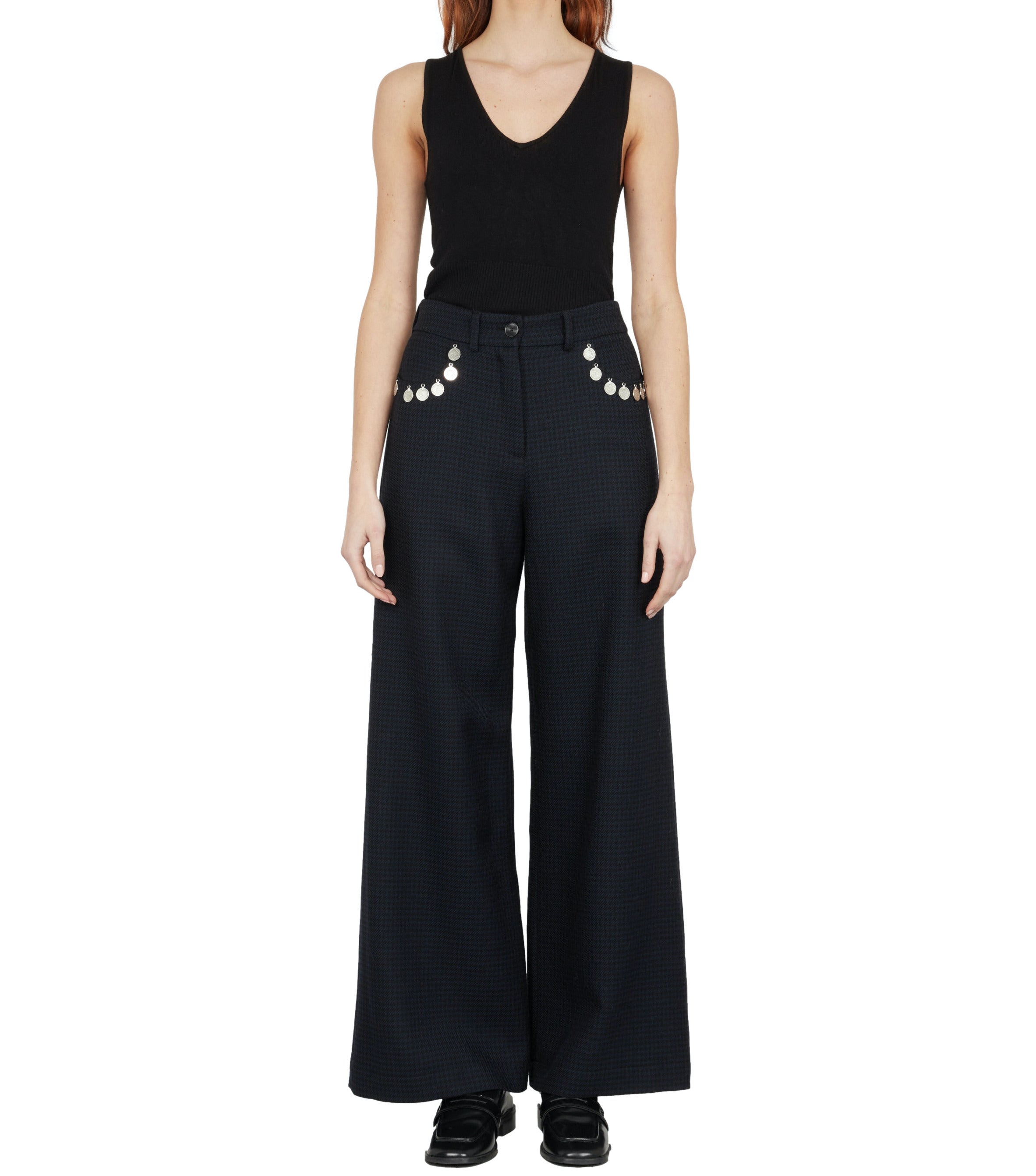 Flare trousers (wool)