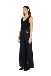 Flare trousers (wool)