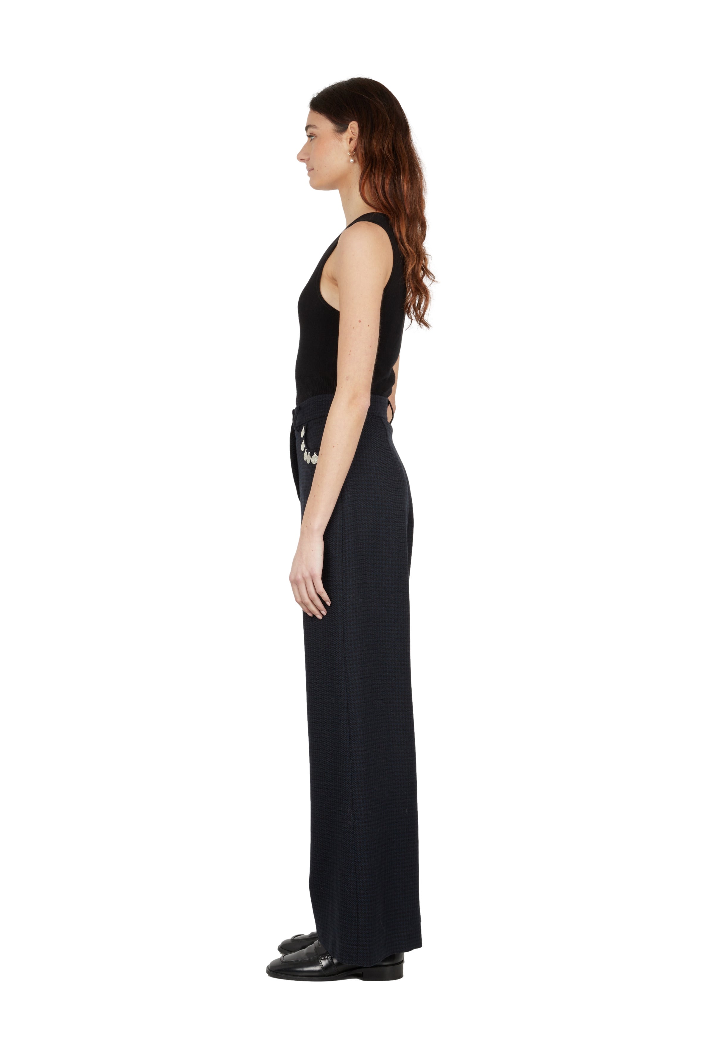 Flare trousers (wool)