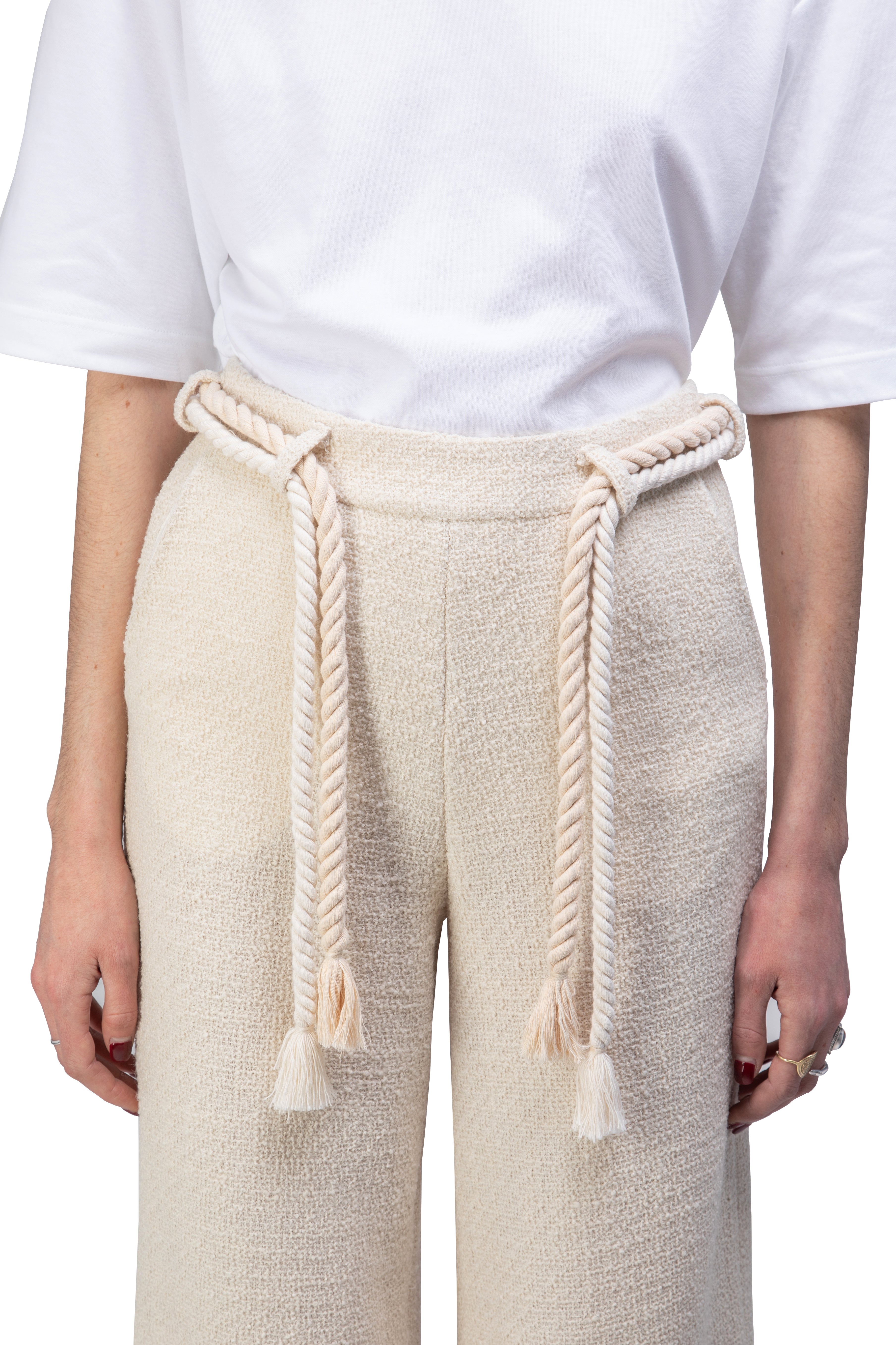 PANTALON EN LAINE VIERGE