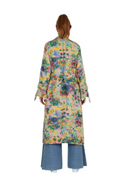 Jacquard trench coat