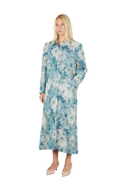 Jacquard long coat