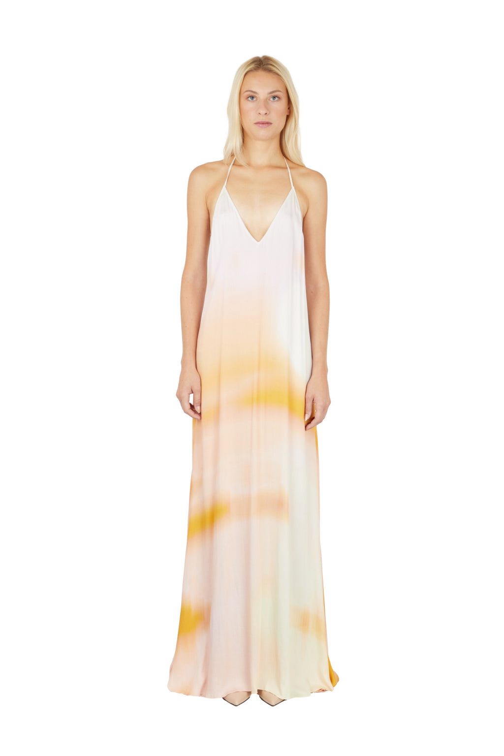 ROBE LONGUE SPAGHETTI