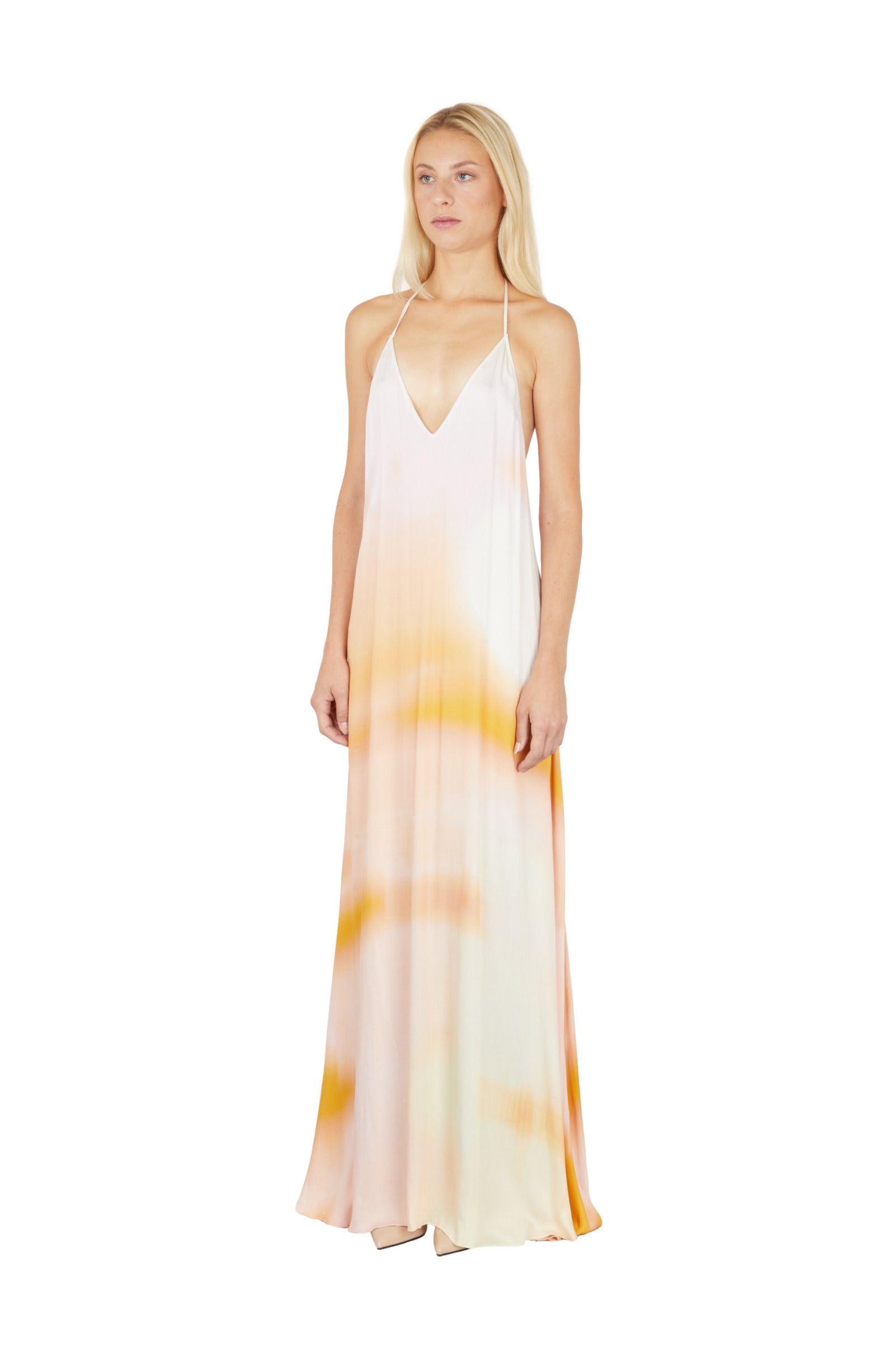 ROBE LONGUE SPAGHETTI