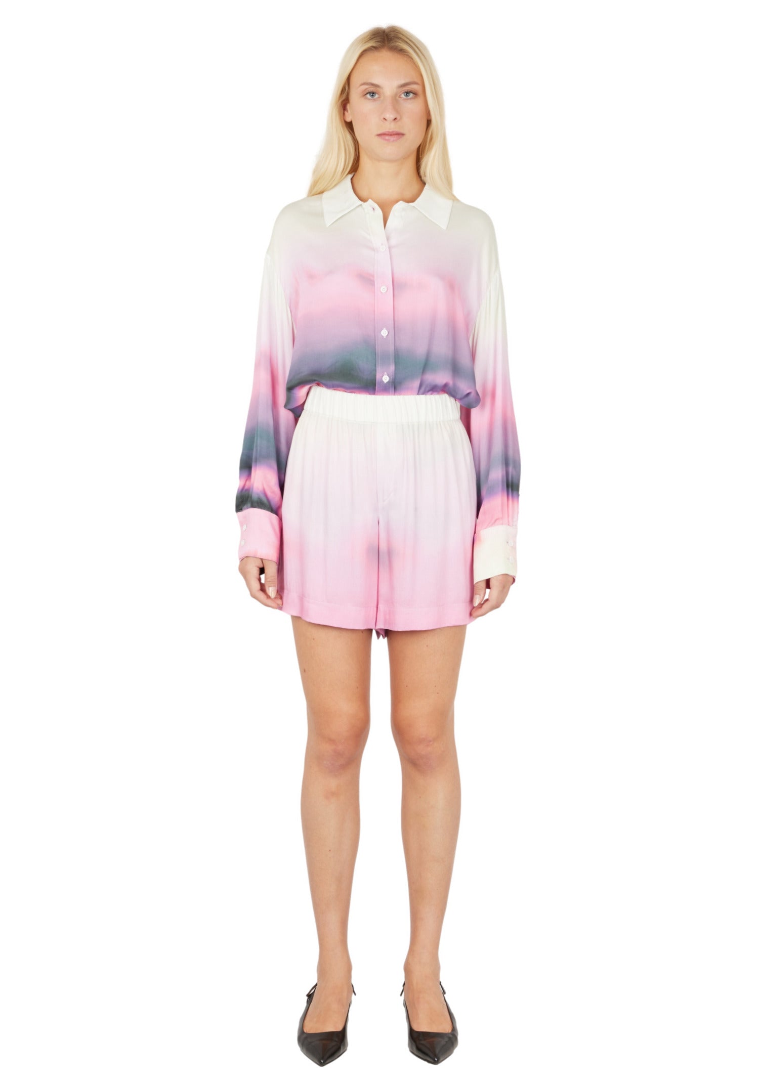 Tie & dye sunset short