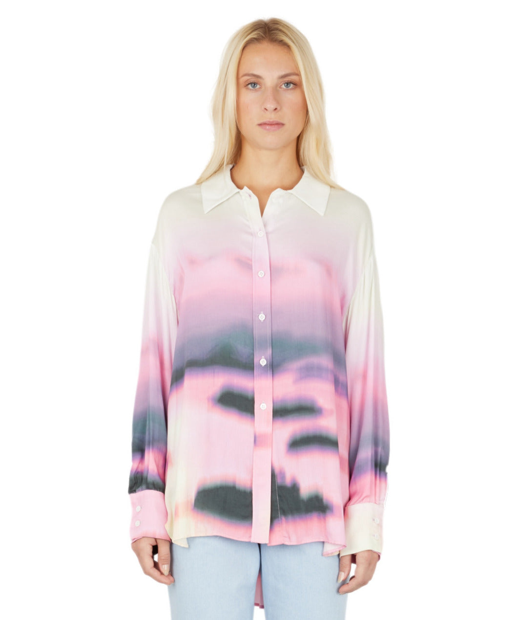 Tie & dye sunset shirt