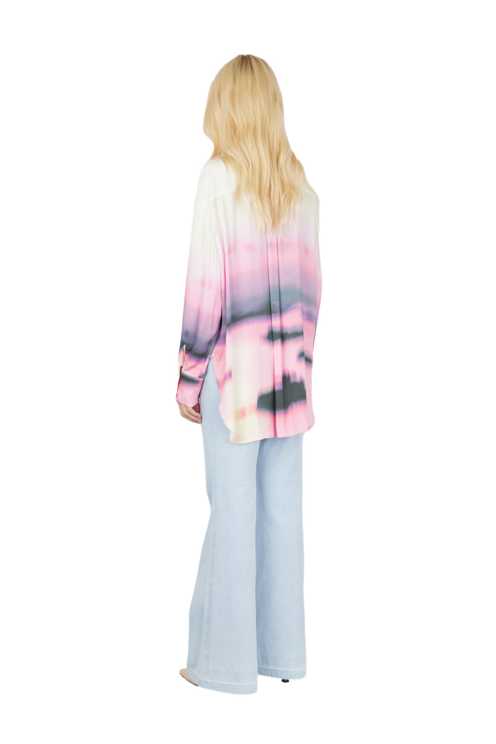 Tie & dye sunset shirt