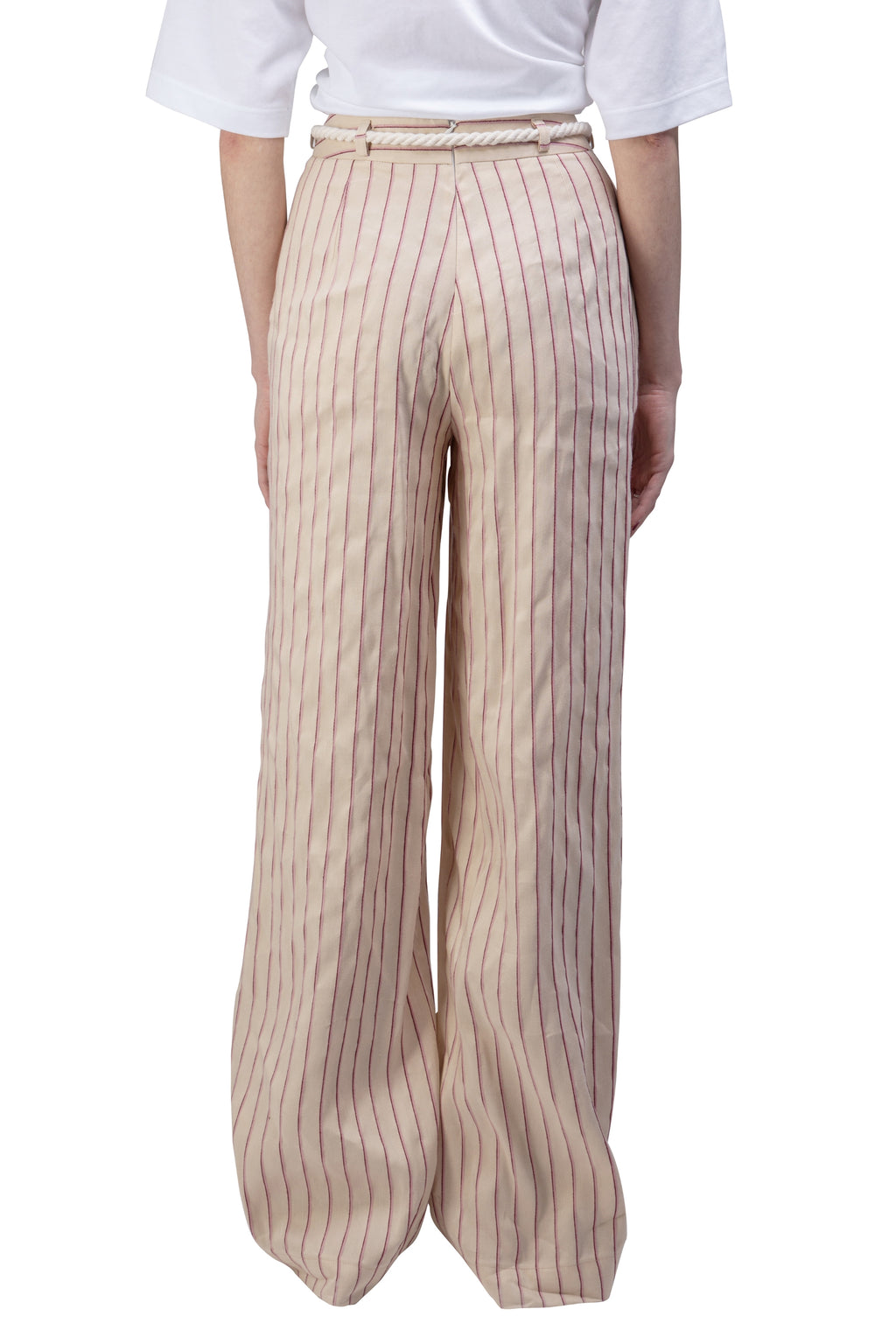 PANTALON DROIT RAYÉ