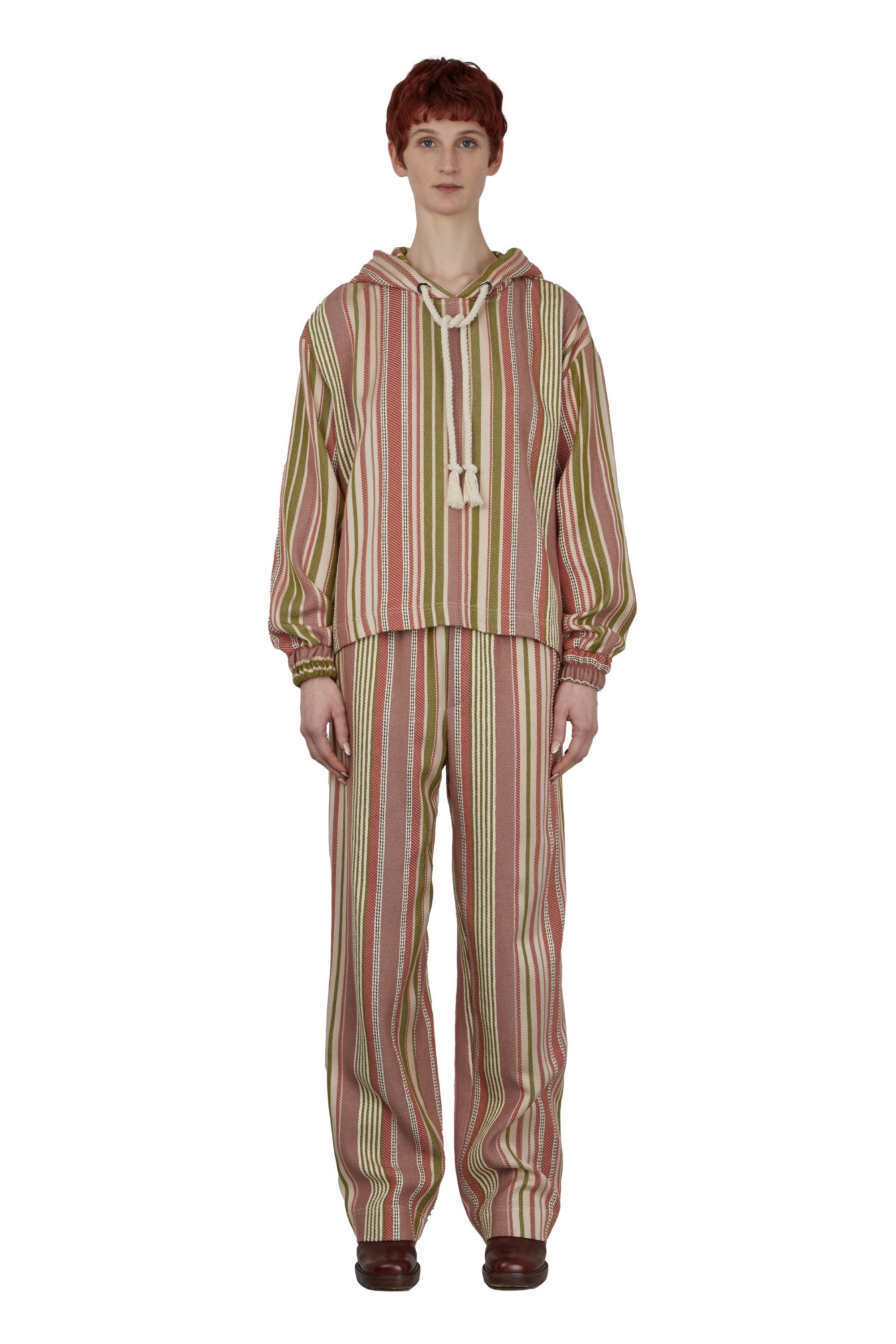 PANTALON LOOSE TISSE MAIN
