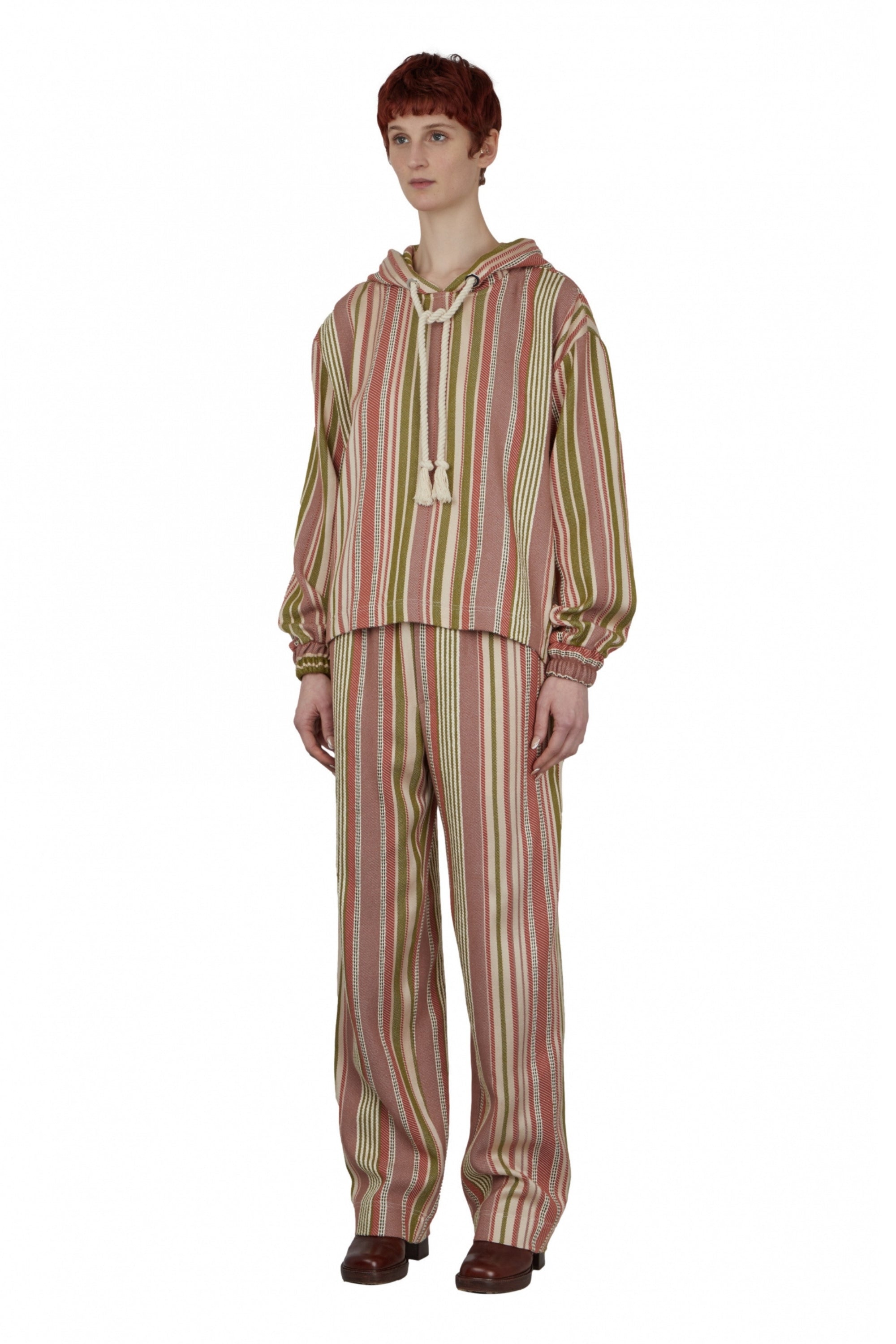 PANTALON LOOSE TISSE MAIN