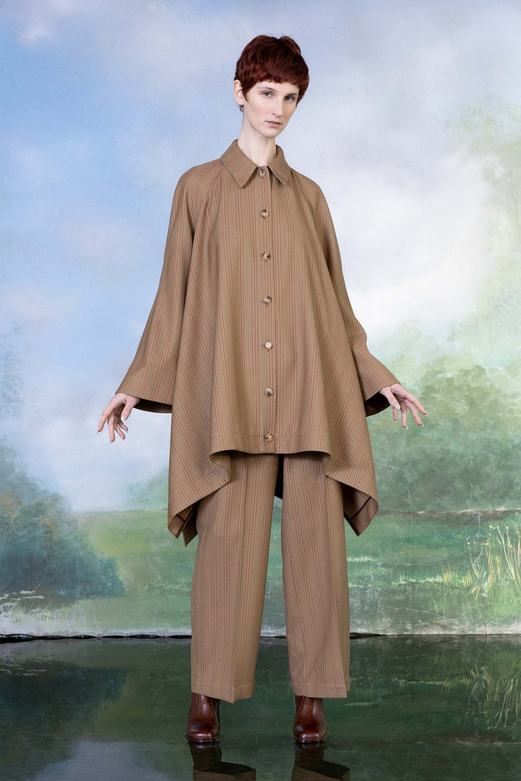 SURCHEMISE OVERSIZE DRAPÉE