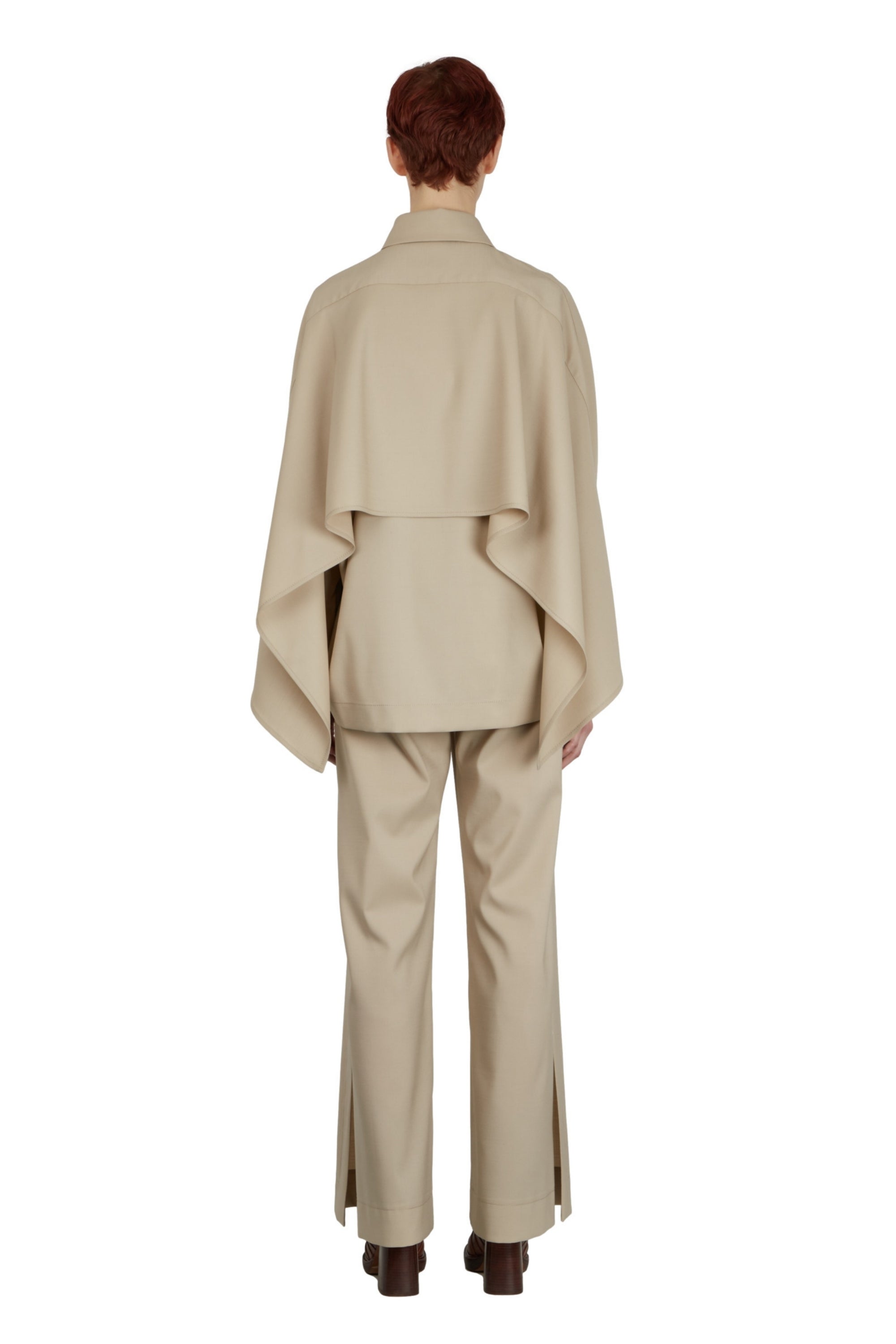 CHEMISE AVEC DRAPÉ AU DOS