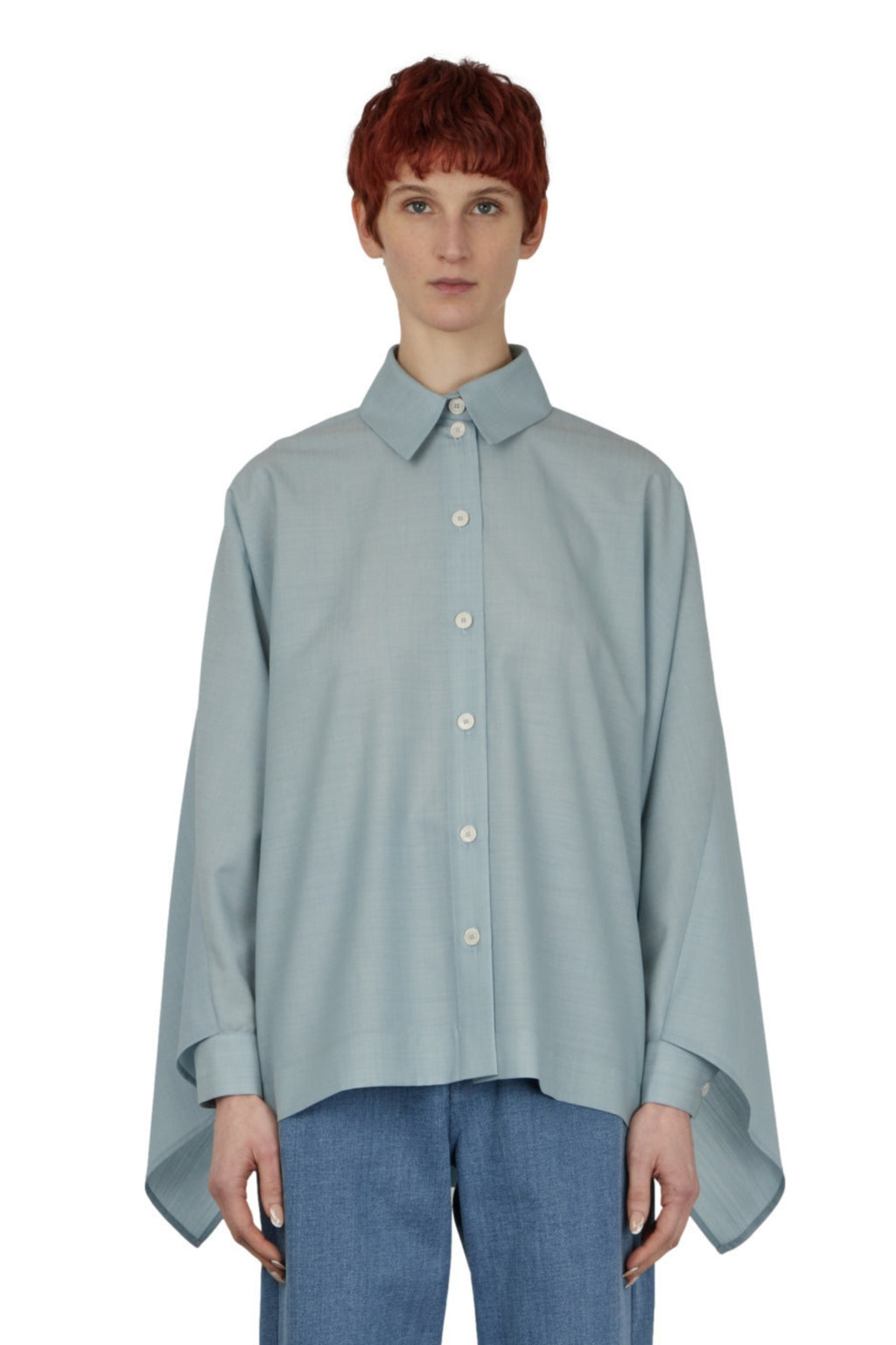 CHEMISE AVEC DRAPÉ AU DOS