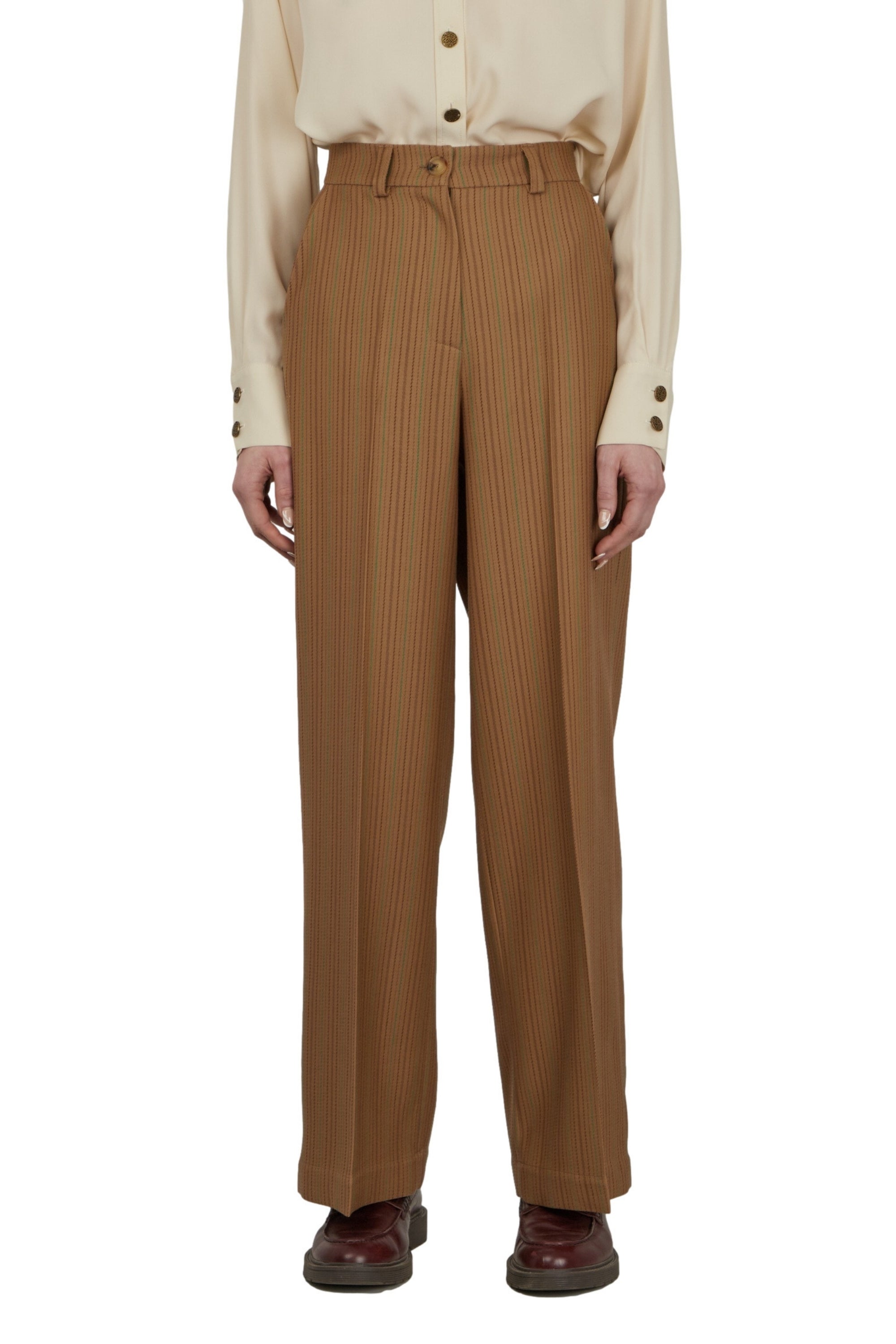 PANTALON DROIT TAILLE HAUTE