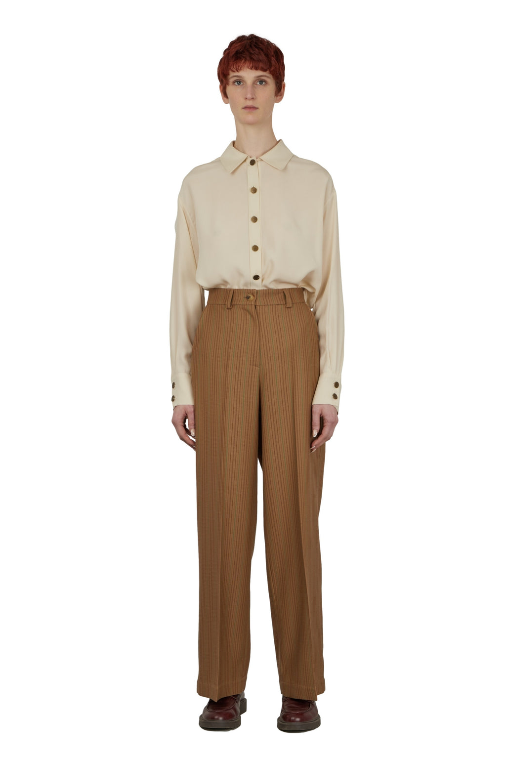 PANTALON DROIT TAILLE HAUTE