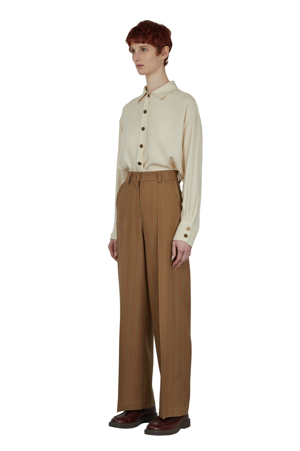 PANTALON DROIT TAILLE HAUTE