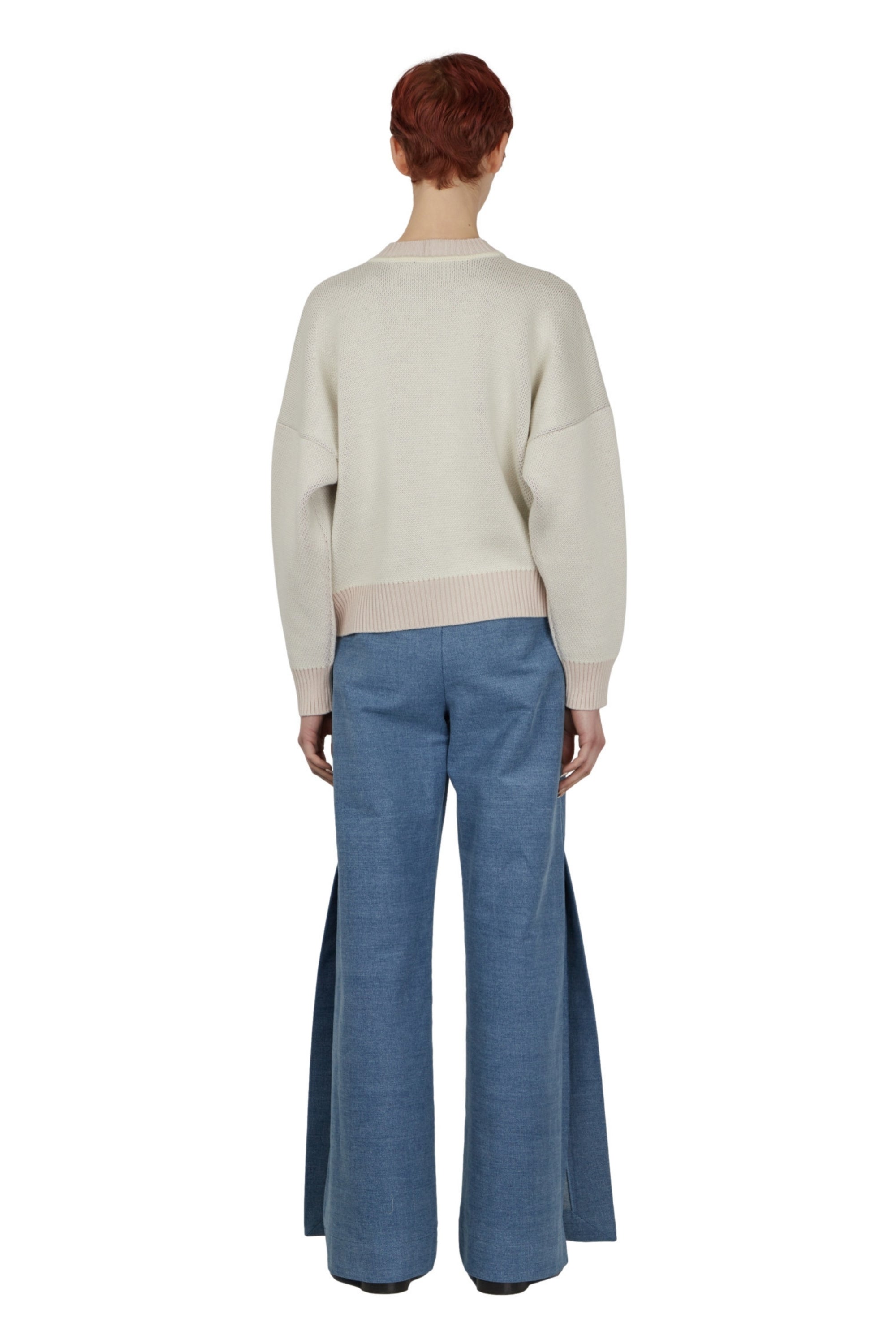 SWEATER JACQUARD ECRU