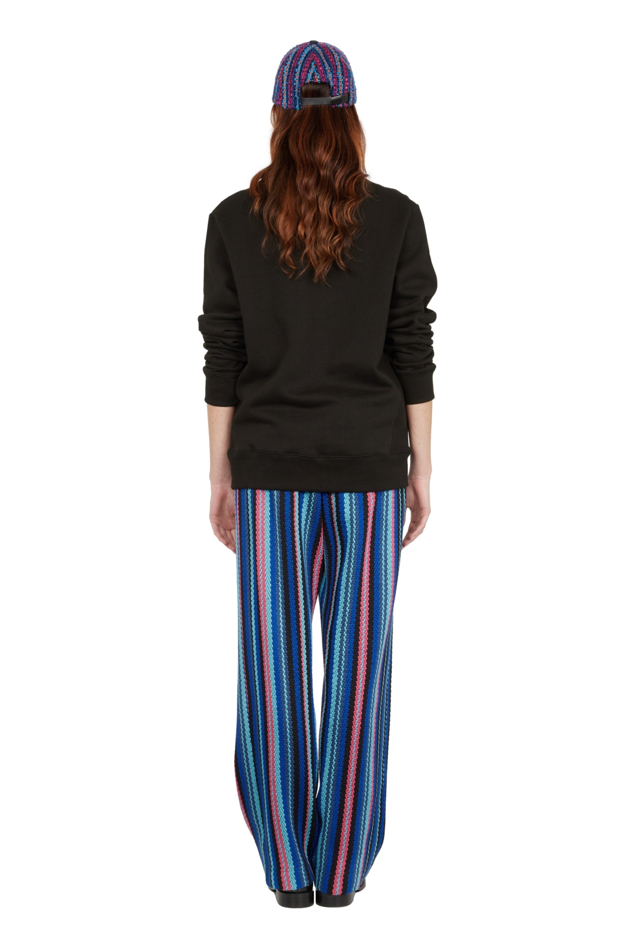 SWEATSHIRT POCHE FRANGÉE