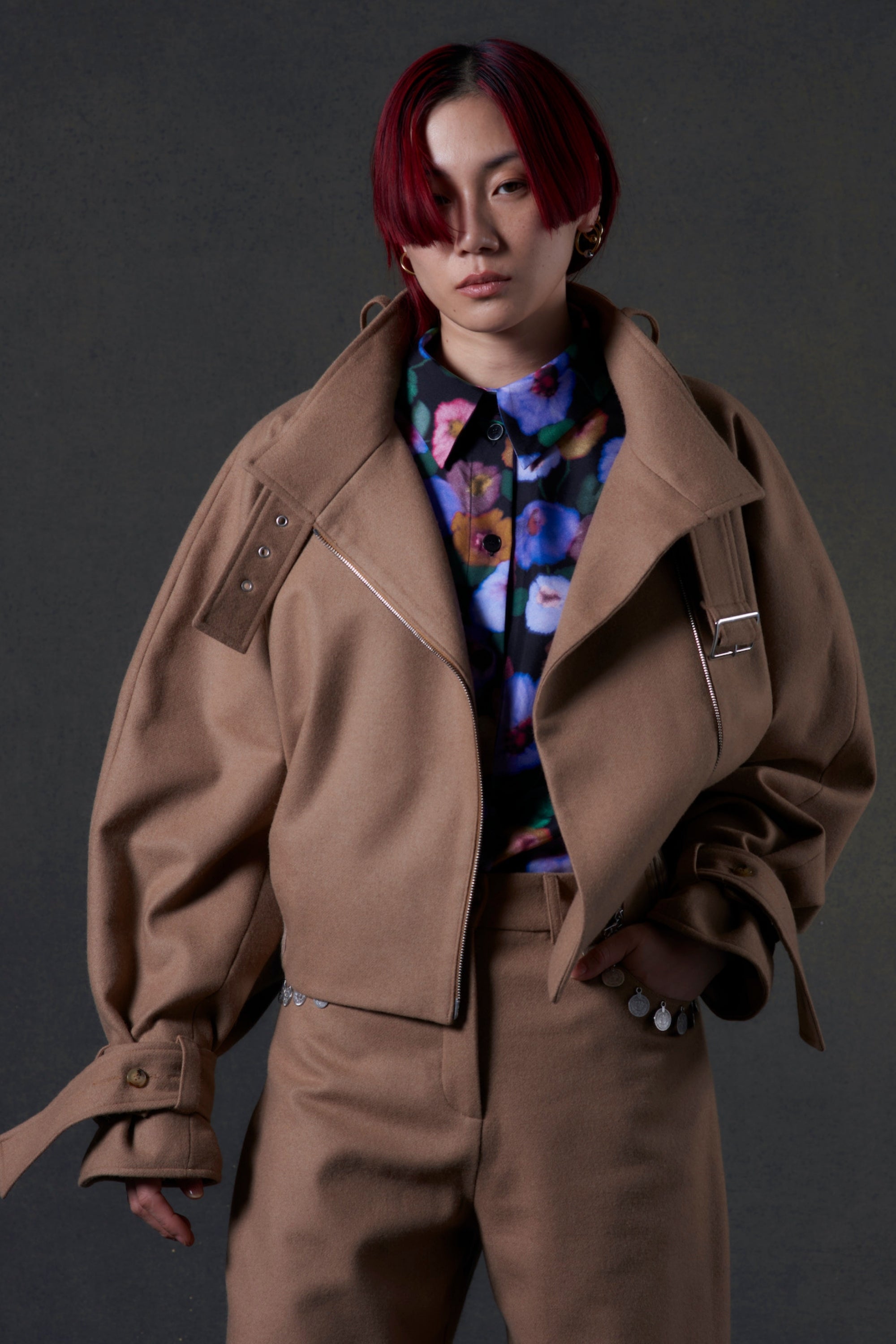 VESTE COURTE OVERSIZE