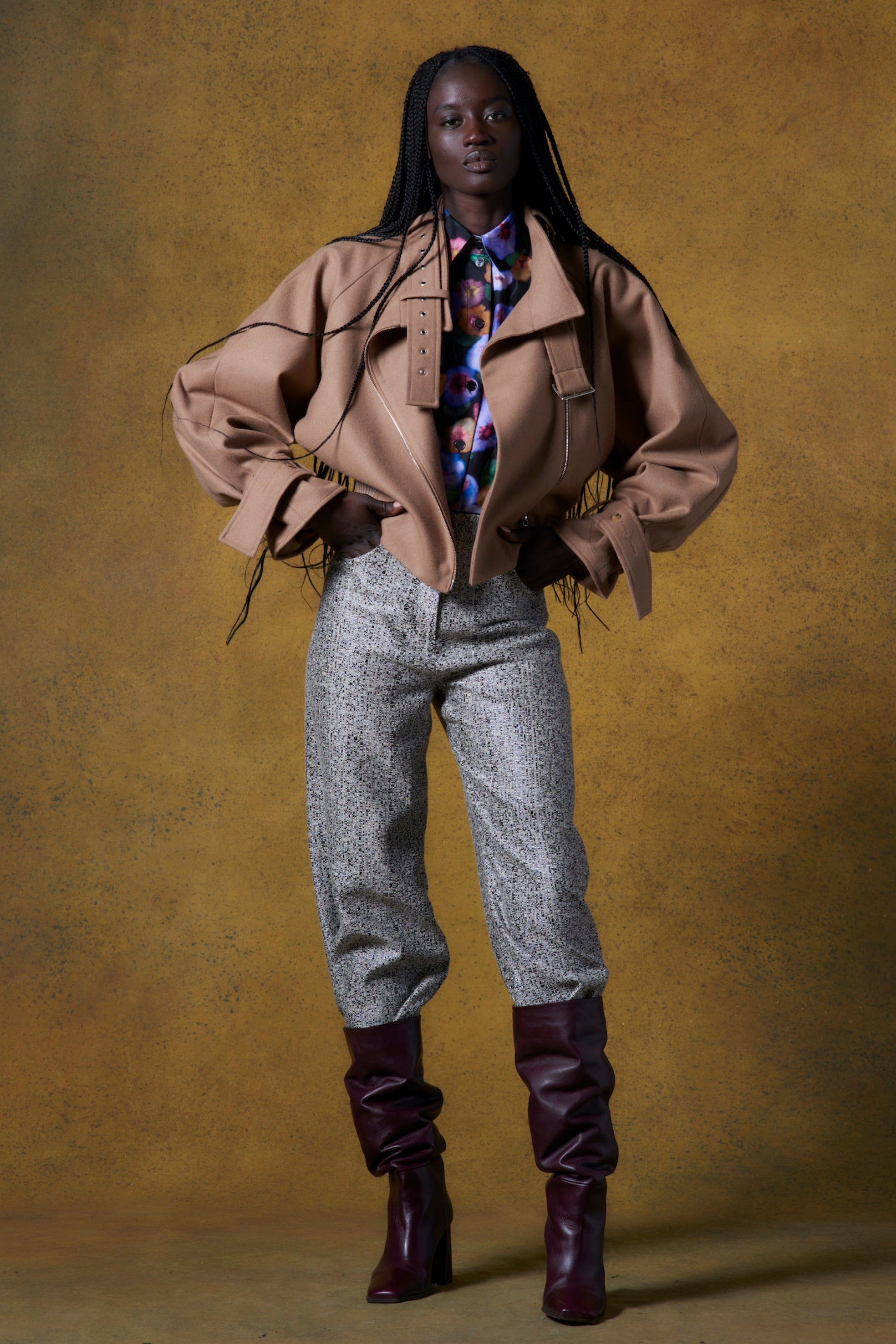 VESTE COURTE OVERSIZE