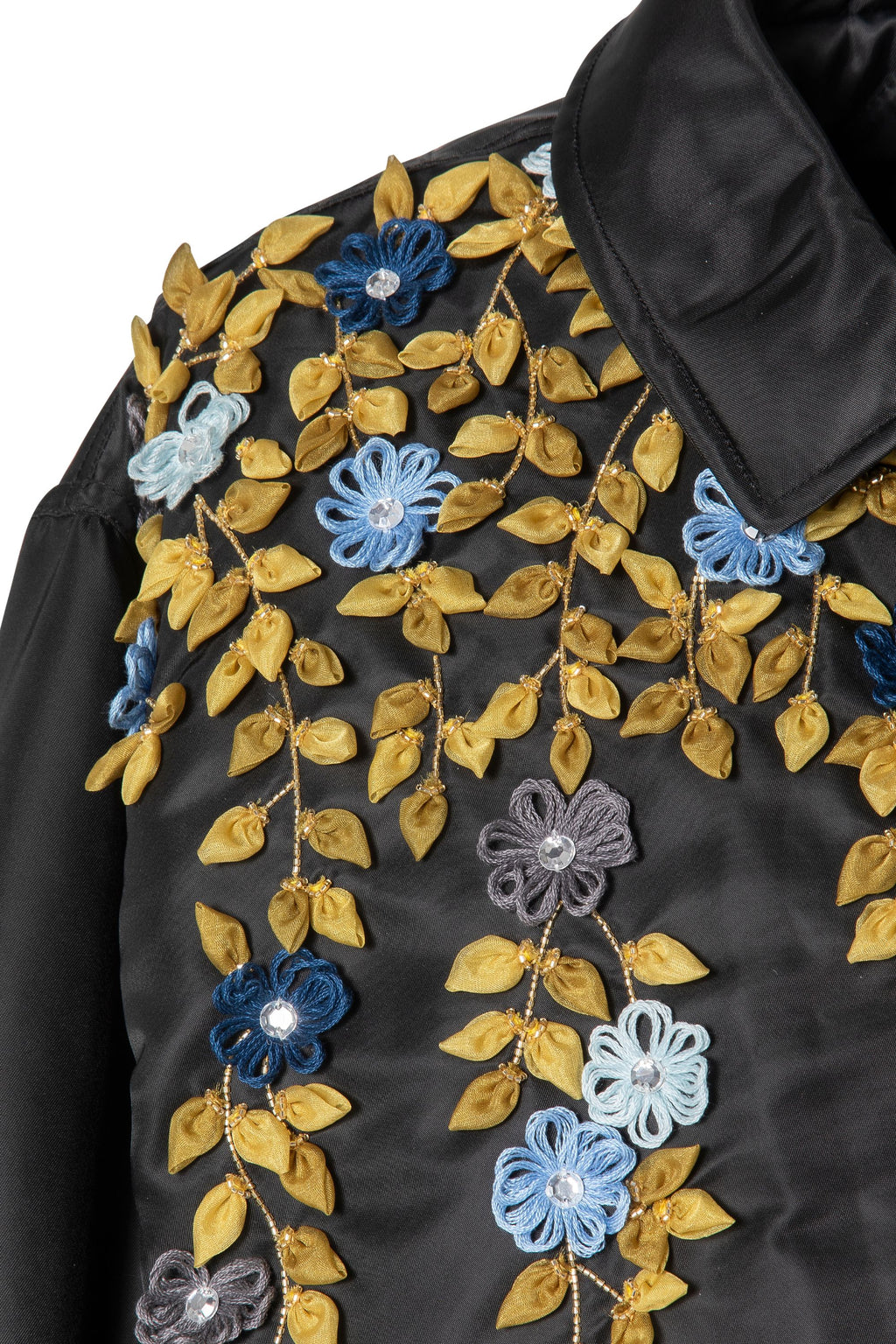 SCHOTT/BENMOYAL BOMBER BRODÉ FLEURS