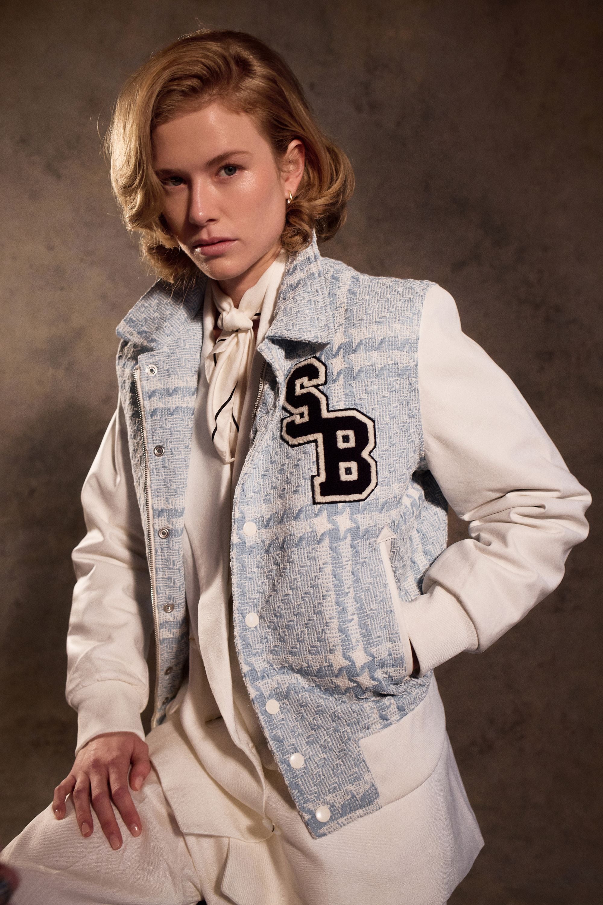SCHOTT/BENMOYAL VARSITY JACKET