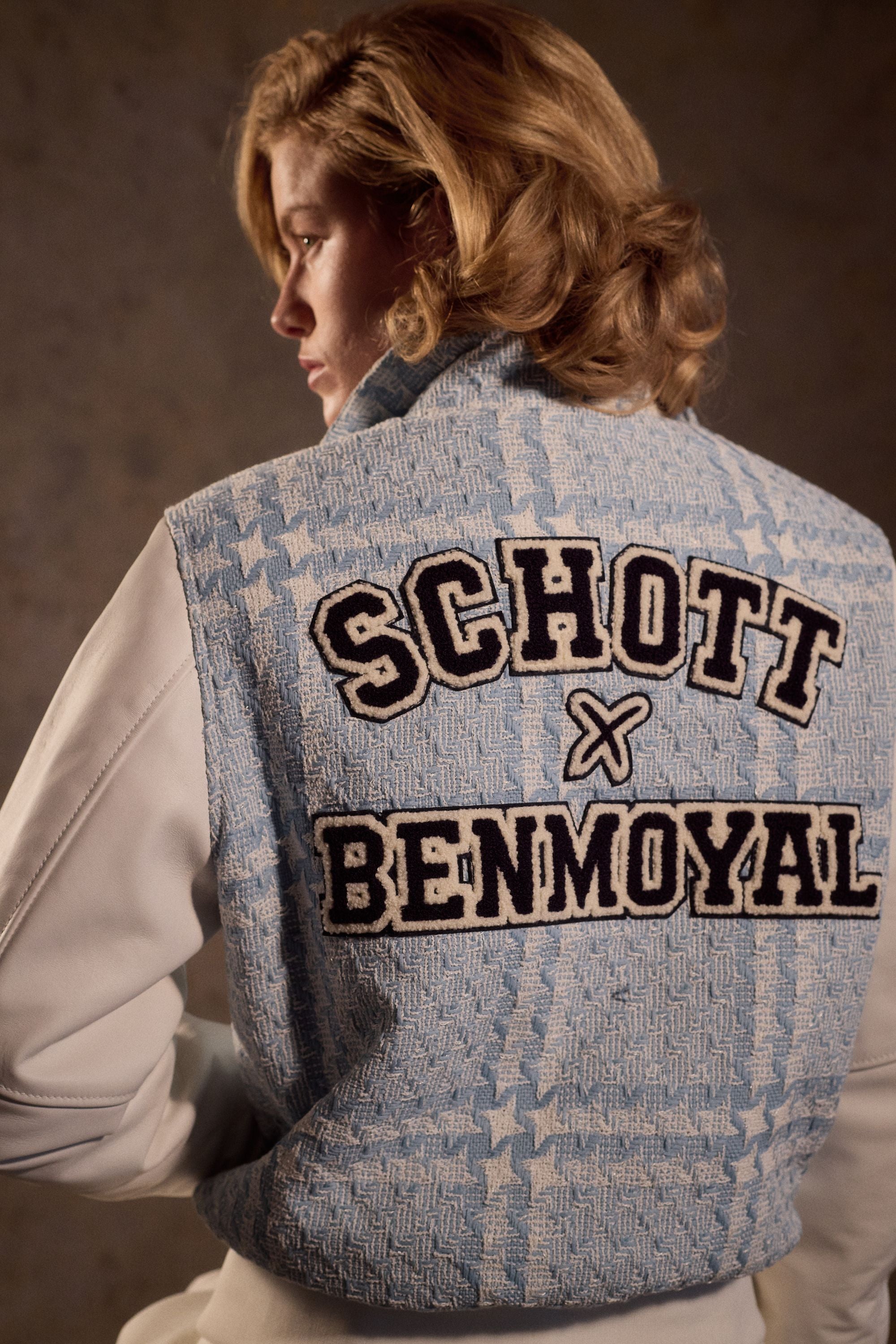 SCHOTT/BENMOYAL VARSITY JACKET