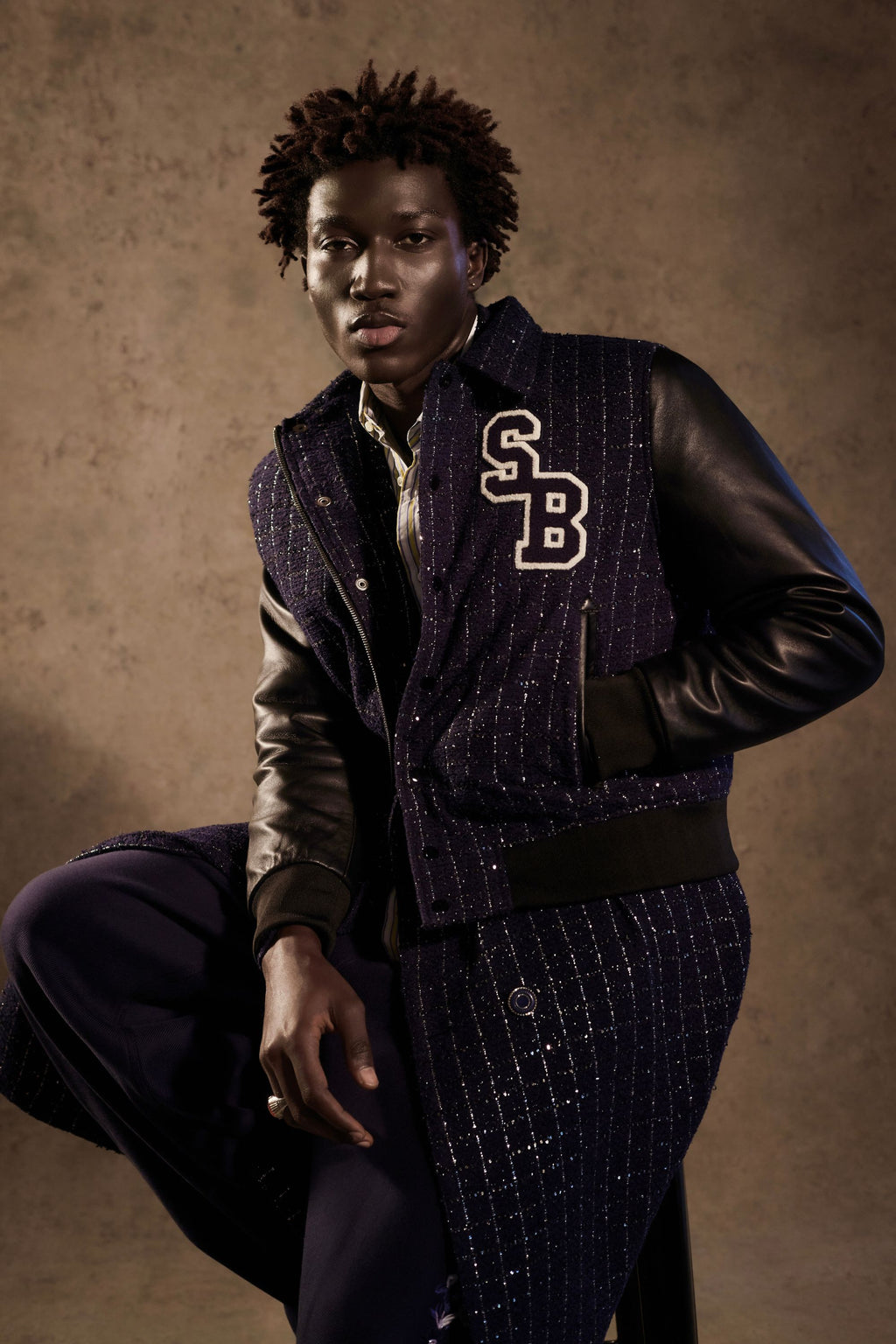 SCHOTT/BENMOYAL VARSITY JACKET