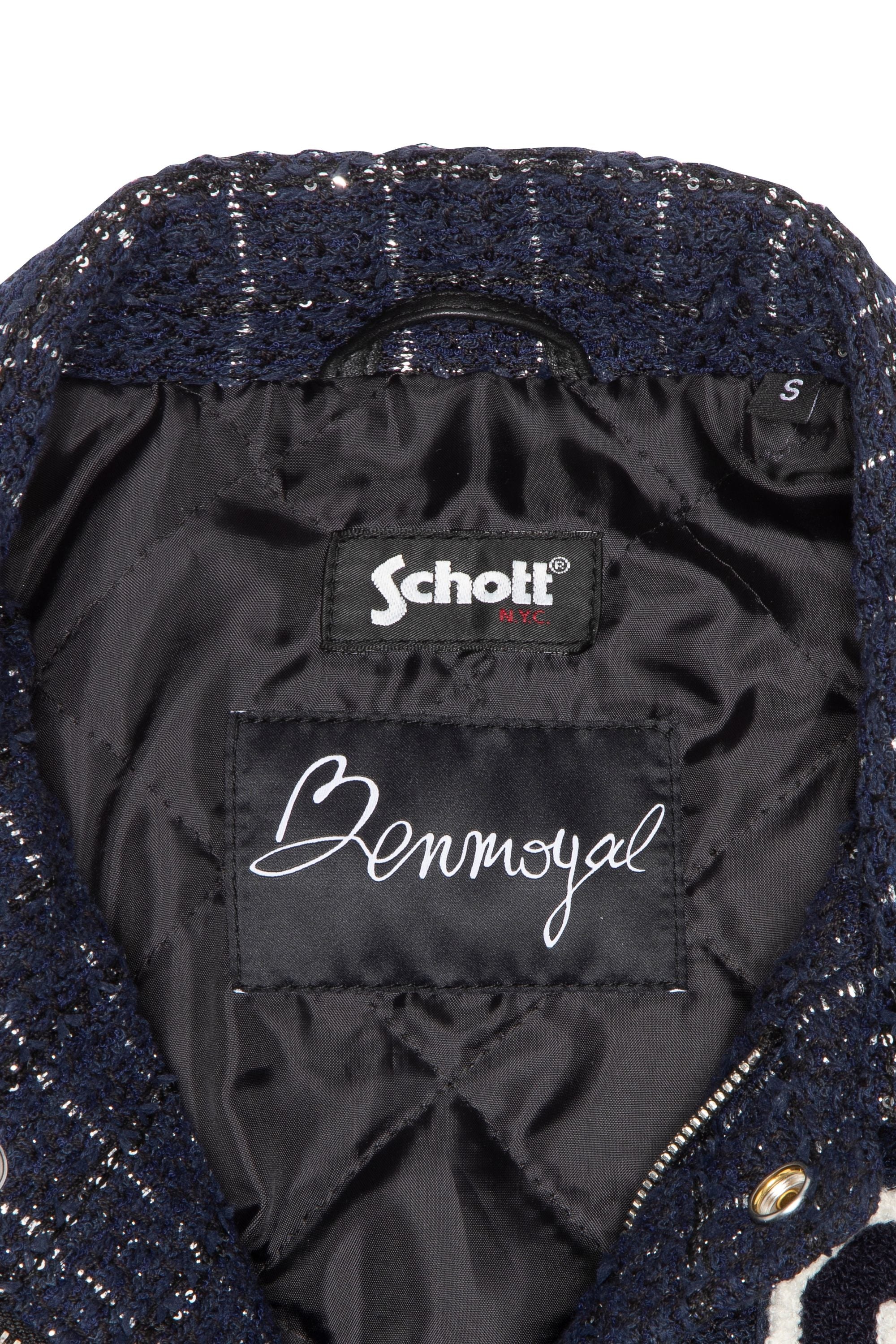 SCHOTT/BENMOYAL VARSITY JACKET