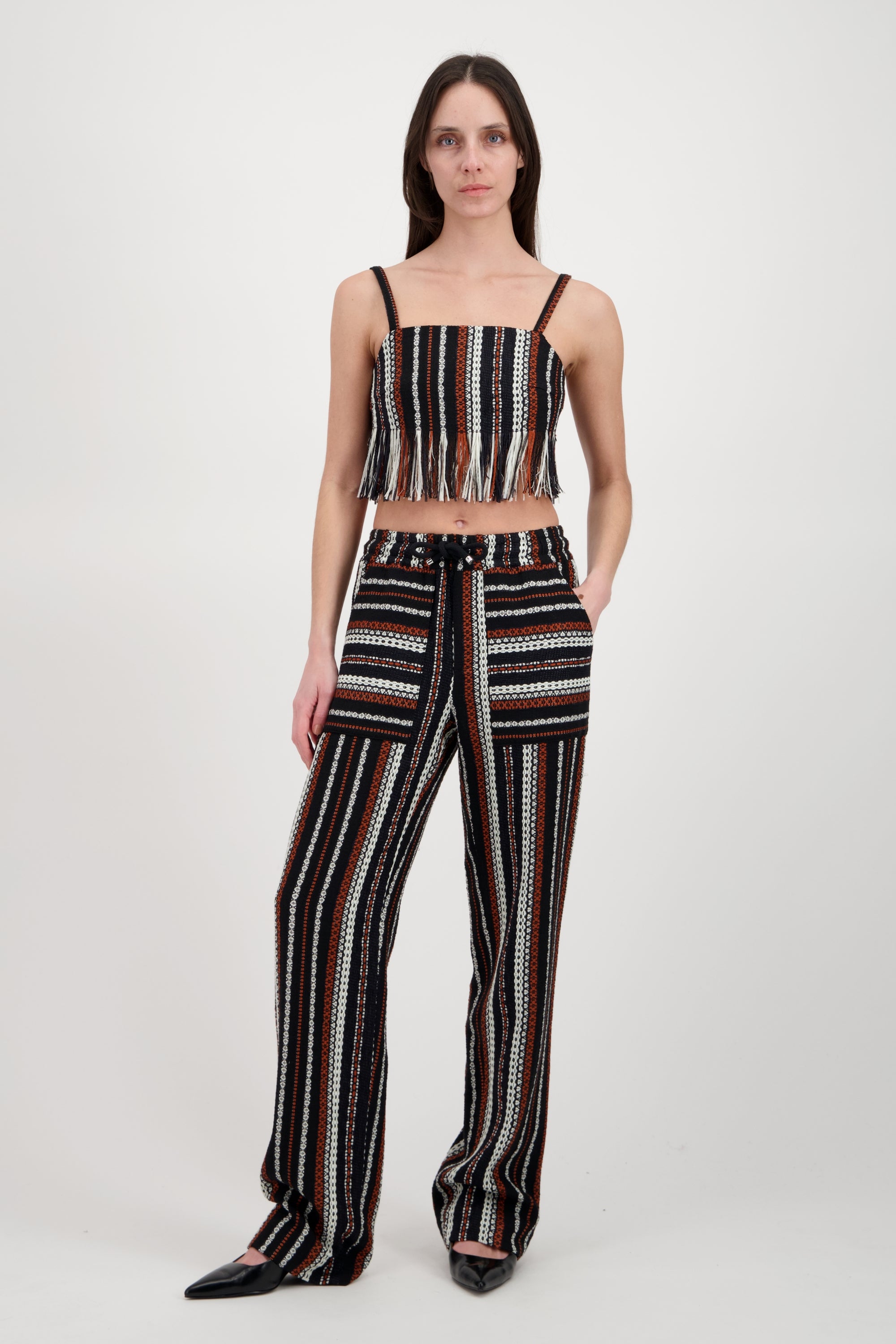 PANTALON TISSÉ MAIN