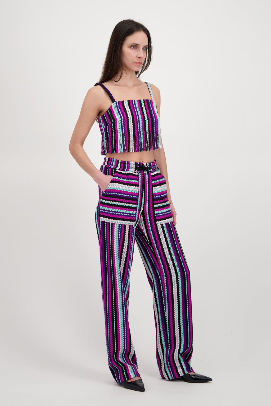 PANTALON TISSÉ MAIN