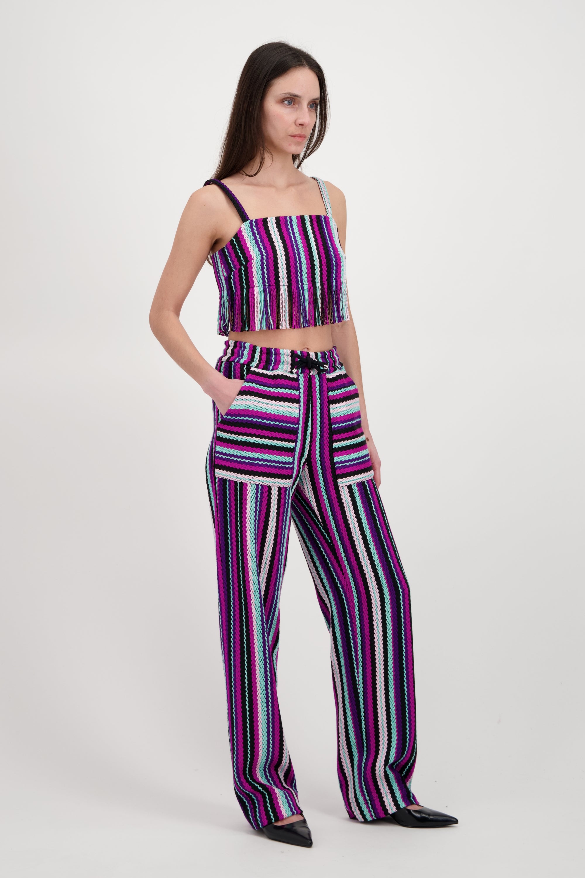 PANTALON TISSÉ MAIN