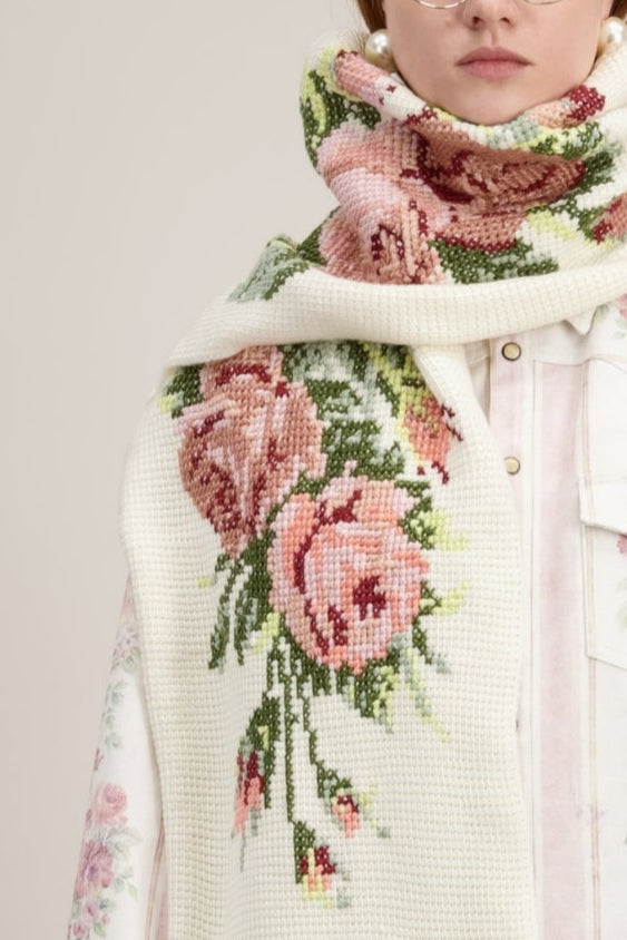 ÉCHARPE EN CROCHET