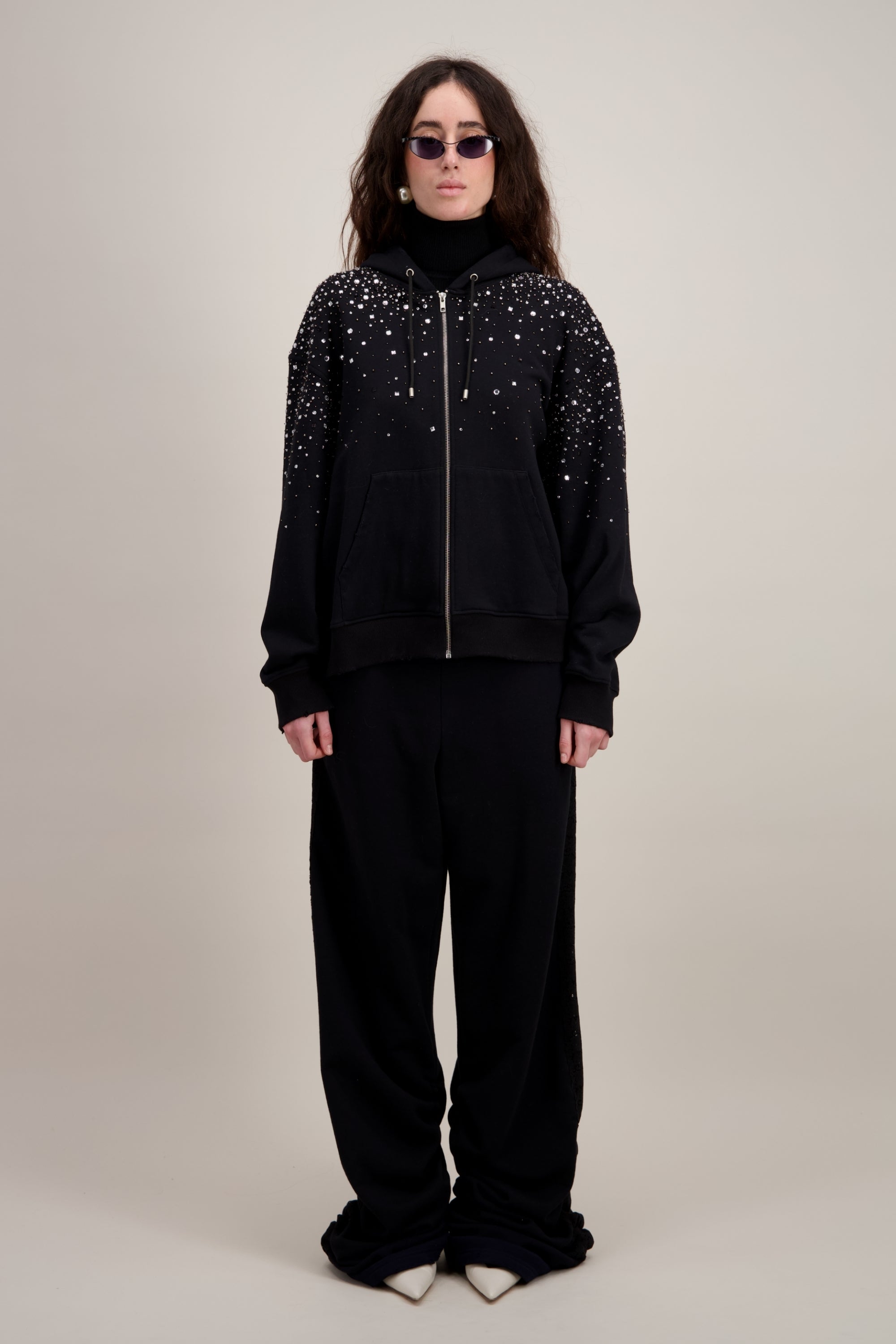 HOODIE BRODÉ CRISTAUX