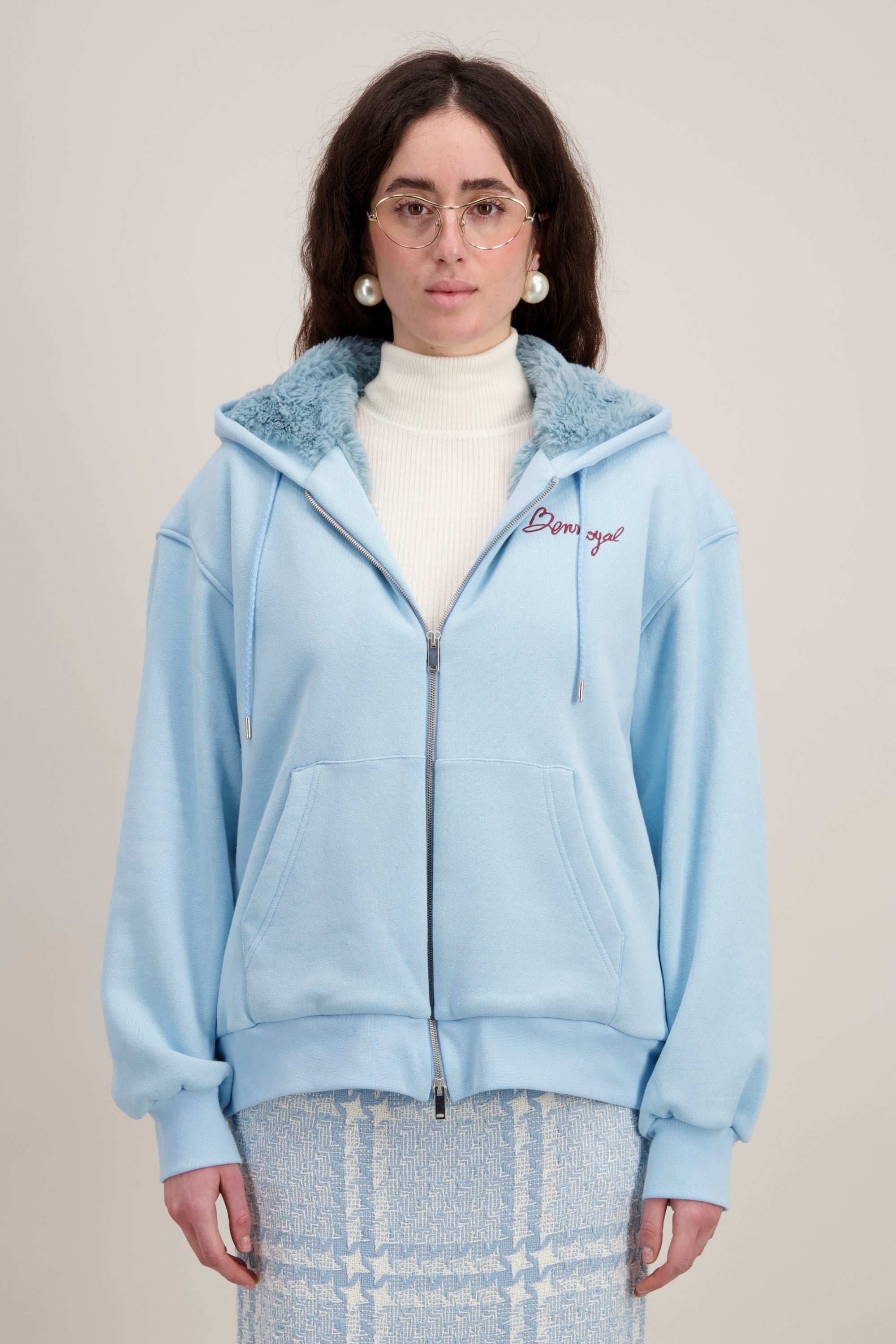 HOODIE FAUSSE FOURRURE