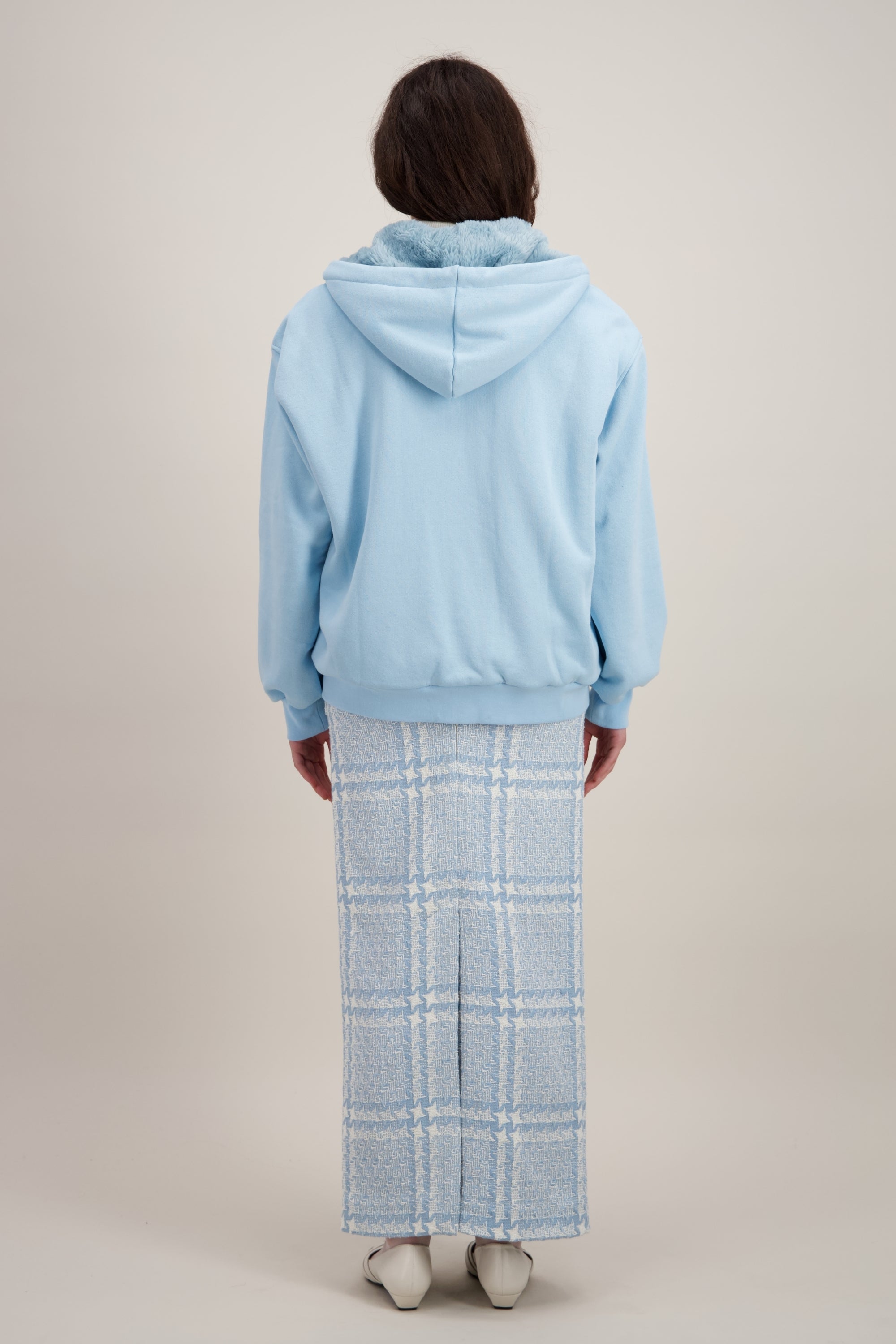 HOODIE FAUSSE FOURRURE