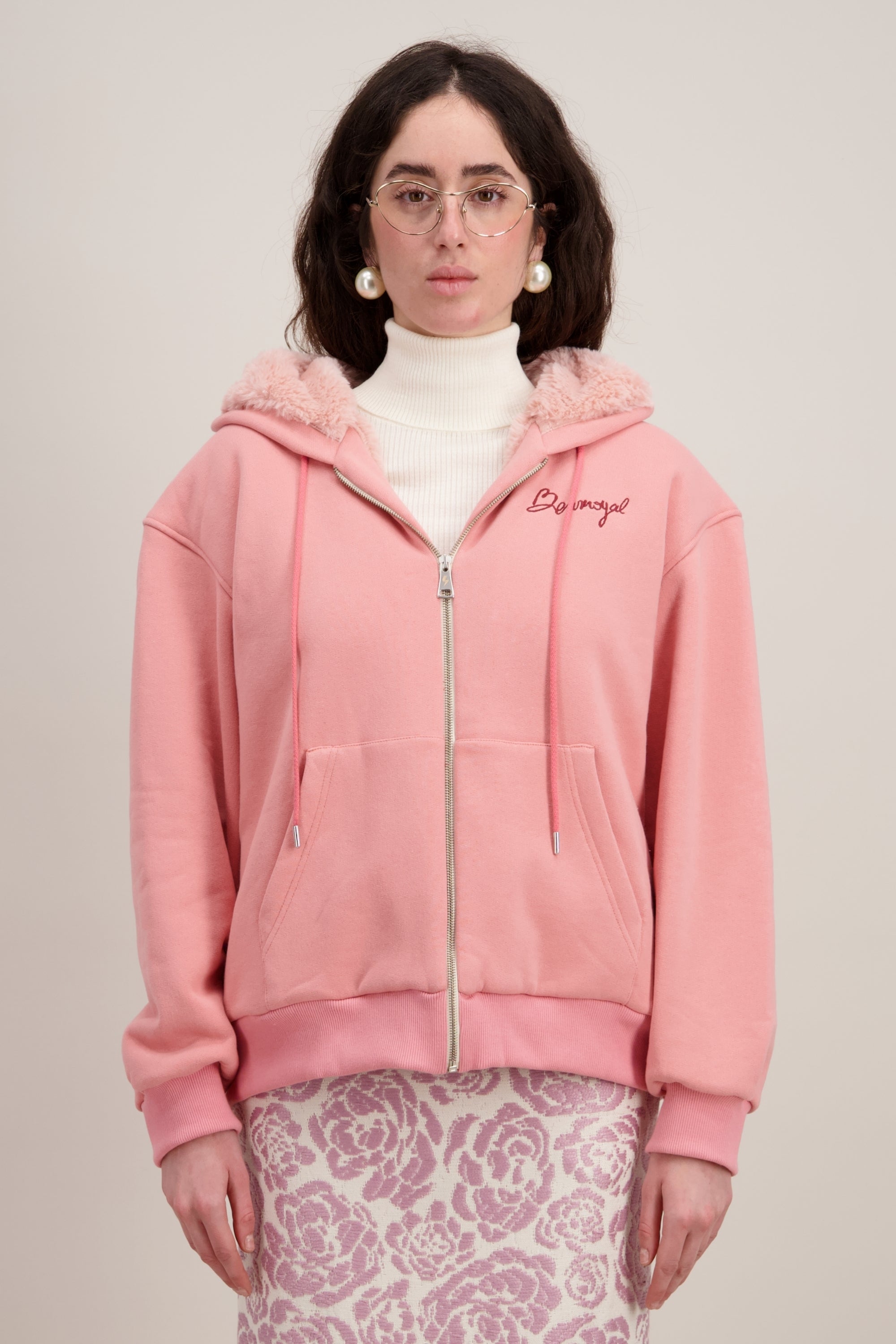 HOODIE FAUSSE FOURRURE