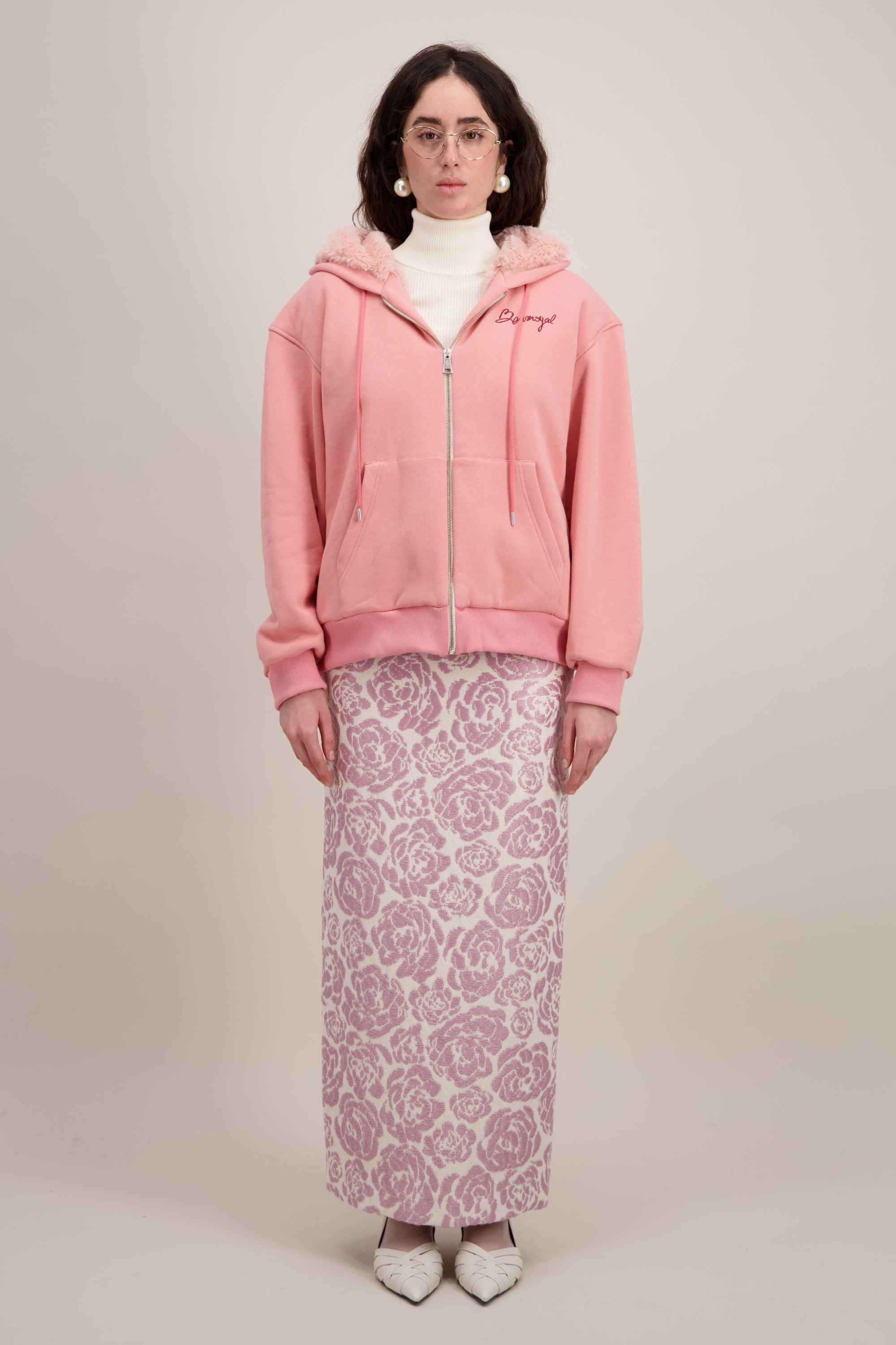 HOODIE FAUSSE FOURRURE