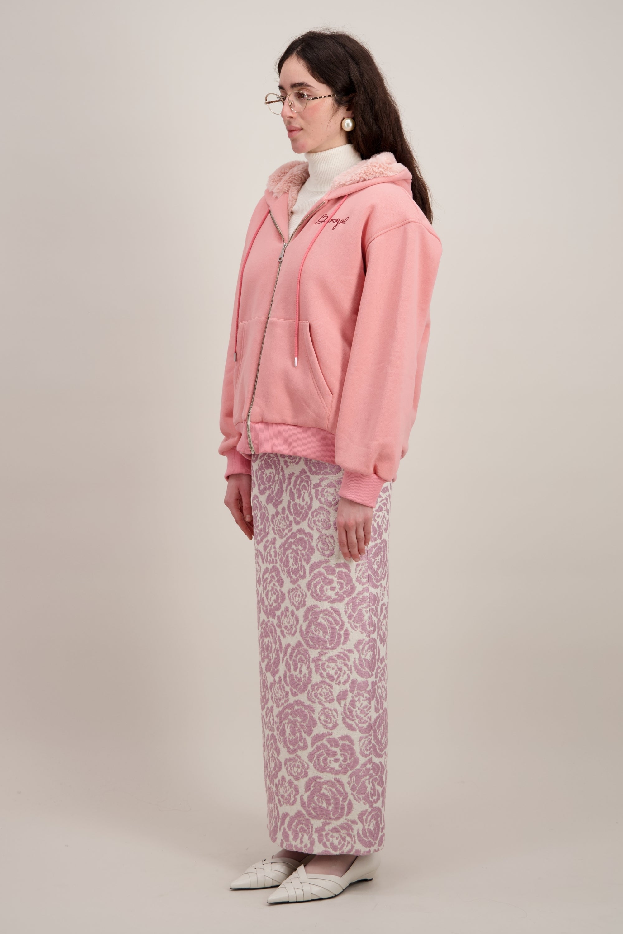 HOODIE FAUSSE FOURRURE