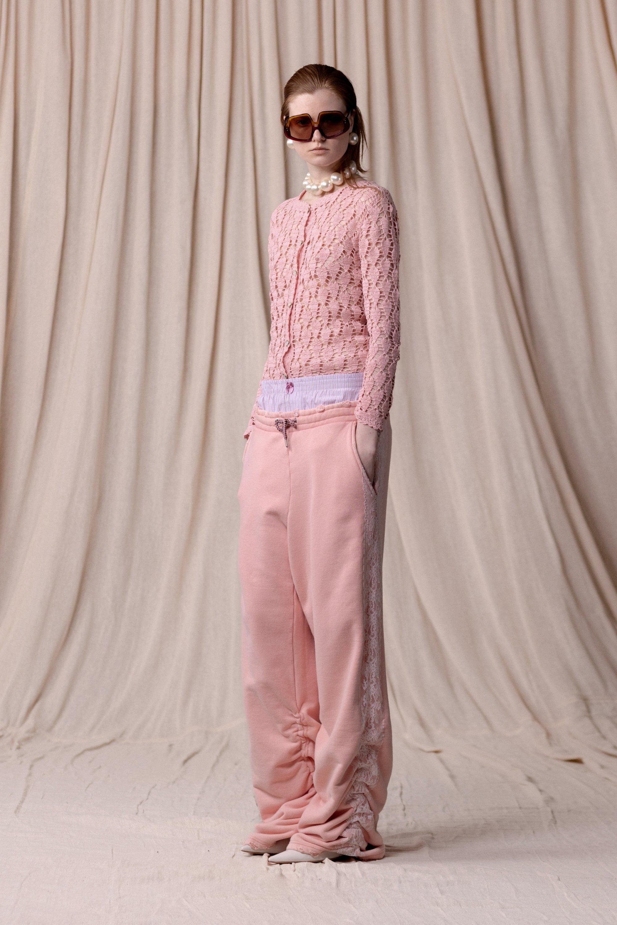 PANTALON DE SURVÊTEMENT FRONCÉ