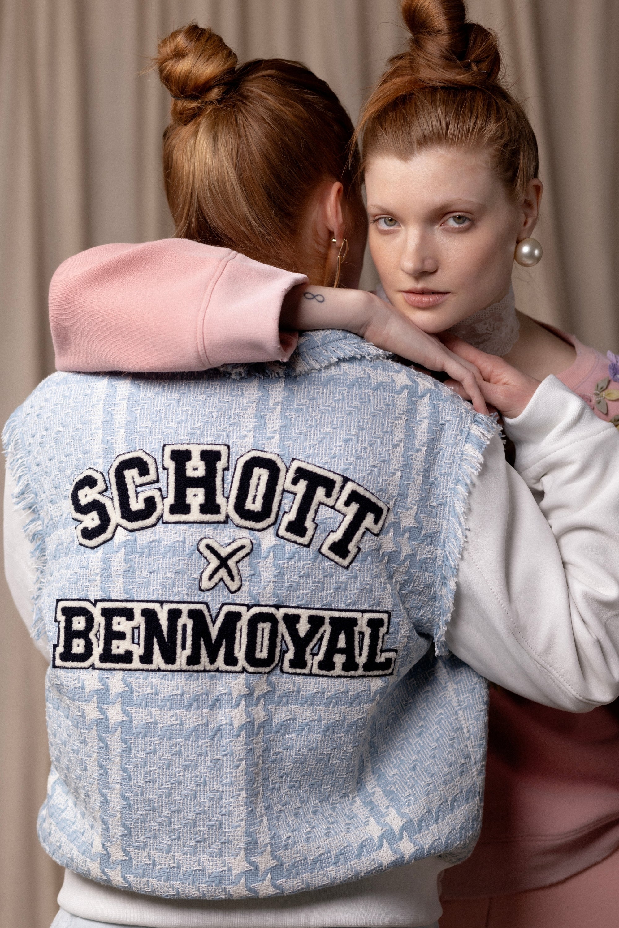 SCHOTT/BENMOYAL VARSITY JACKET