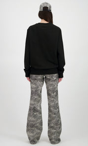 Rhinestone crewneck "f**k cool give me craft"